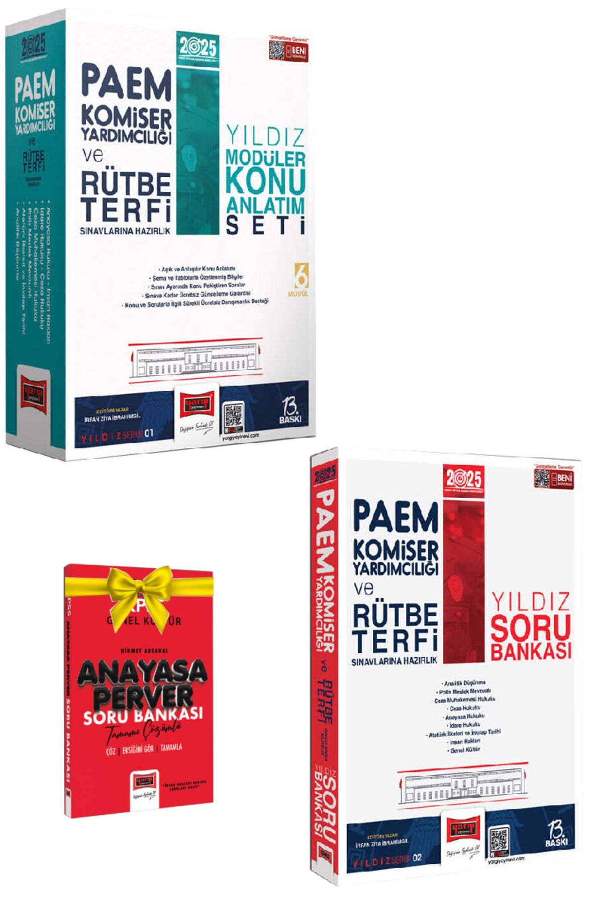 Yargı Yayınları 2025 Yargı PAEM Komiser Yardımcılığı ve Rütbe Terfi Konu Anlatım Seti+Yargı PAEM Soru Bankası