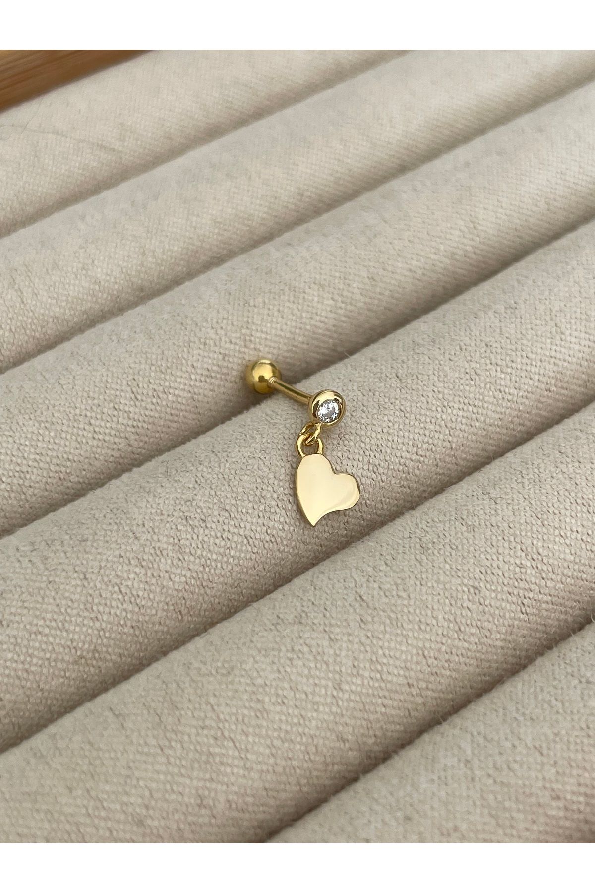 Sade Accessory Ucu Kalpli Tektaş Piercing