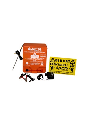 ACR GÜÇMATİK ACR XPOWER 10000 PLUS ÇİT MAKİNASI TAKIM EVCİL HAYVAN İÇİN GECE /
