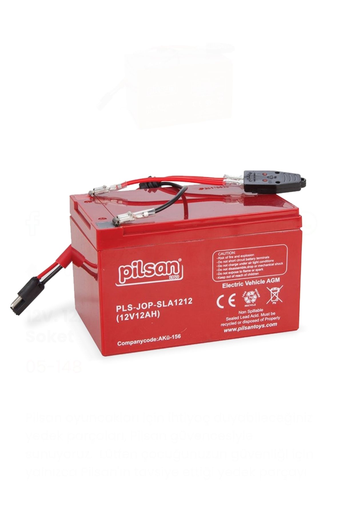 PİLSAN 12VOLT 12 AMPER AKÜ