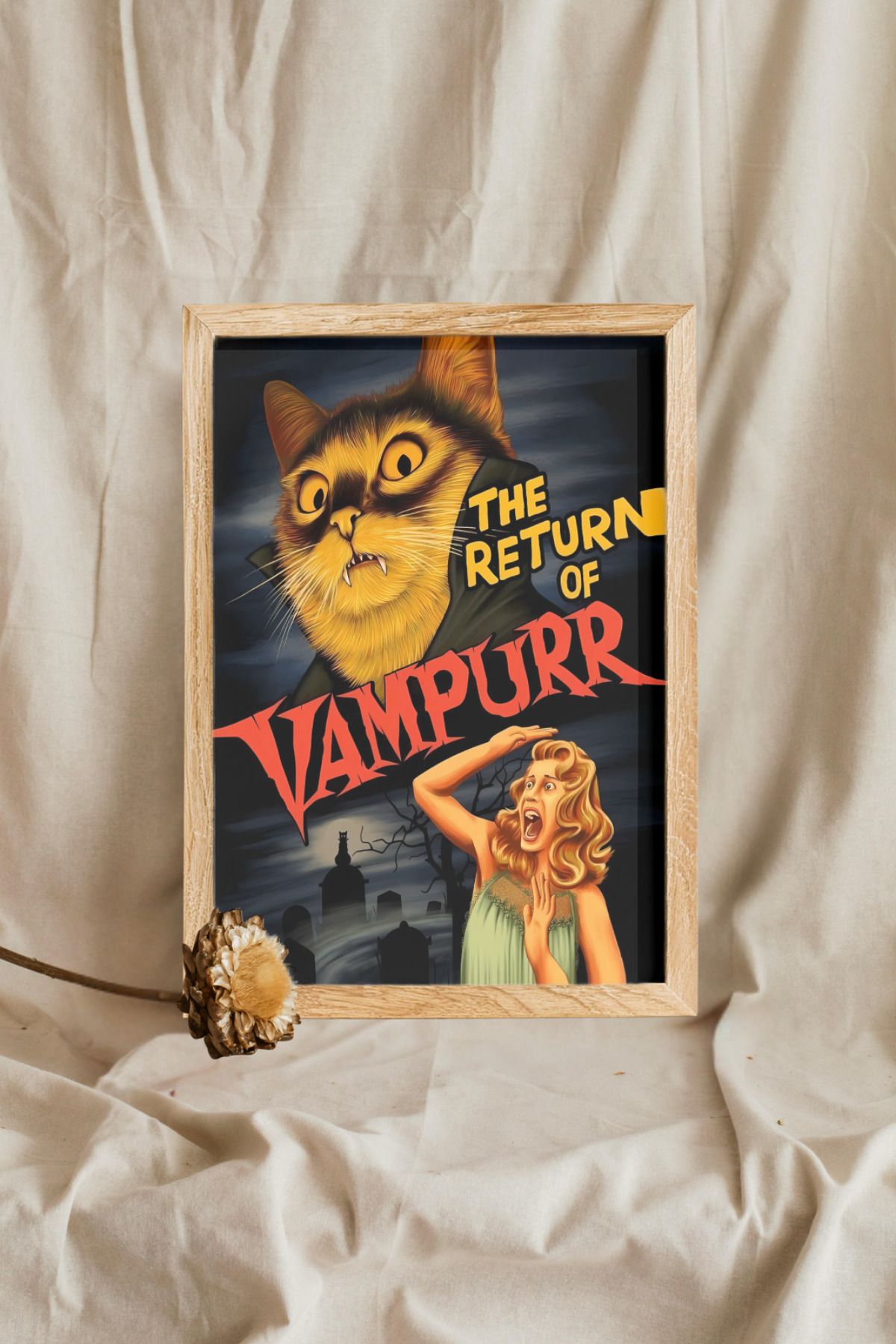 Home Çerçeveli "VAMPURR" Tablo