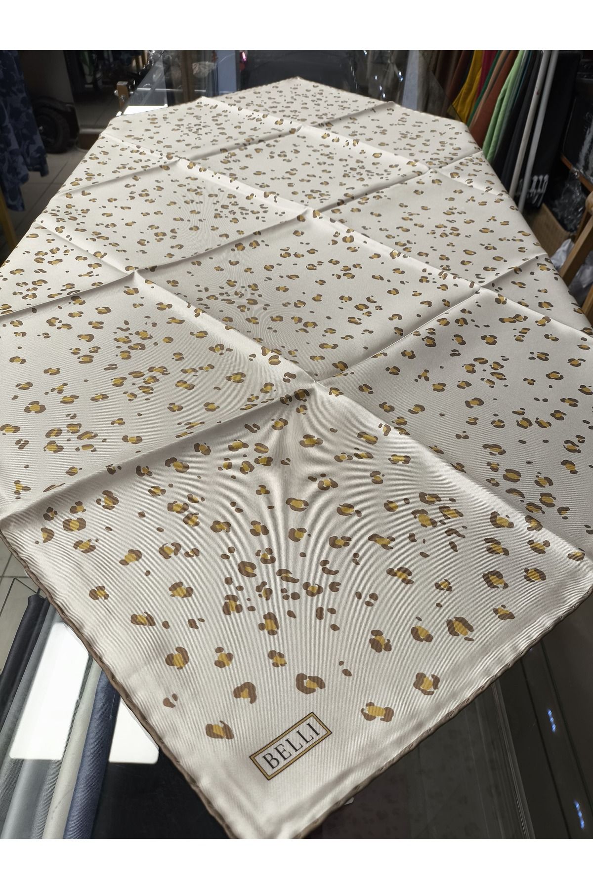 Belli BELLİ Luxury Twill İpek Eşarp | 4126-37