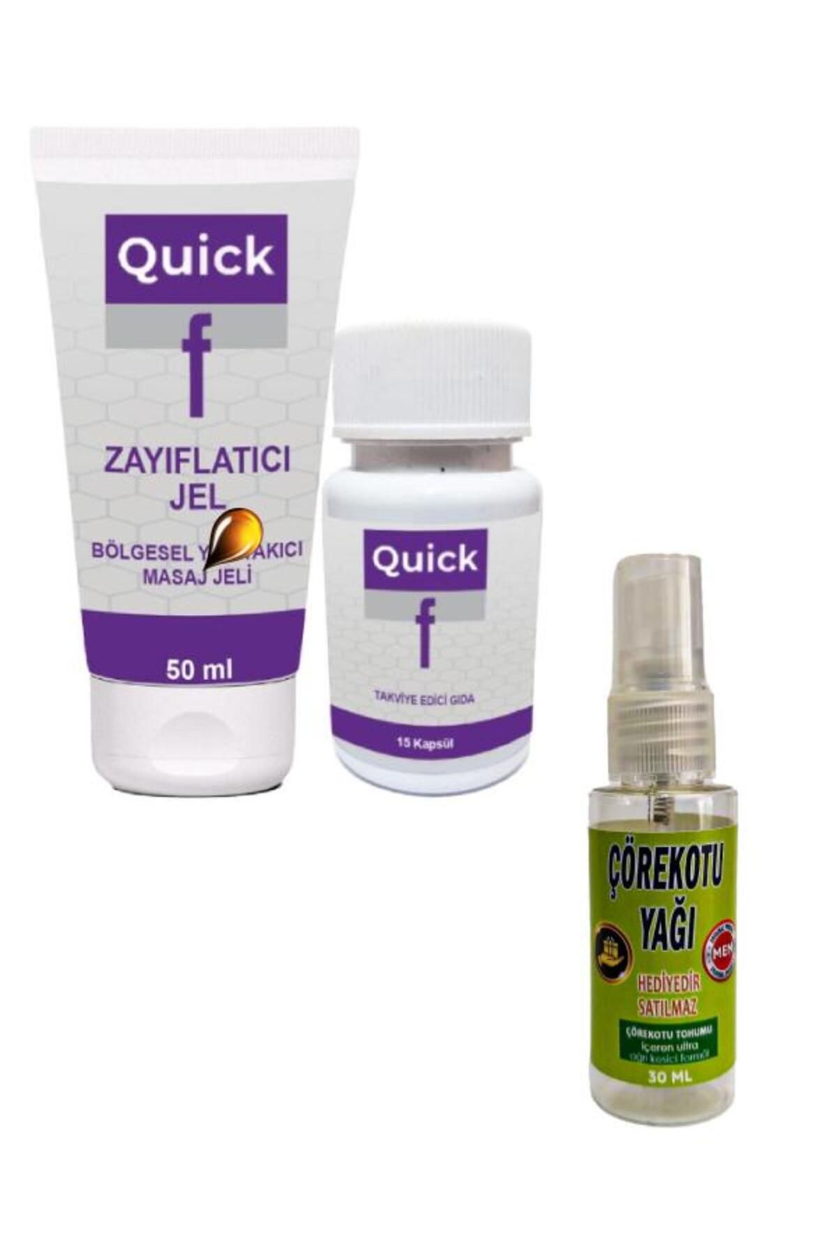 HELSOL QuickF İnceltilmiş Beliniz ve Silüetinizin Bakım Seti + Masaj Yağı 30 ml