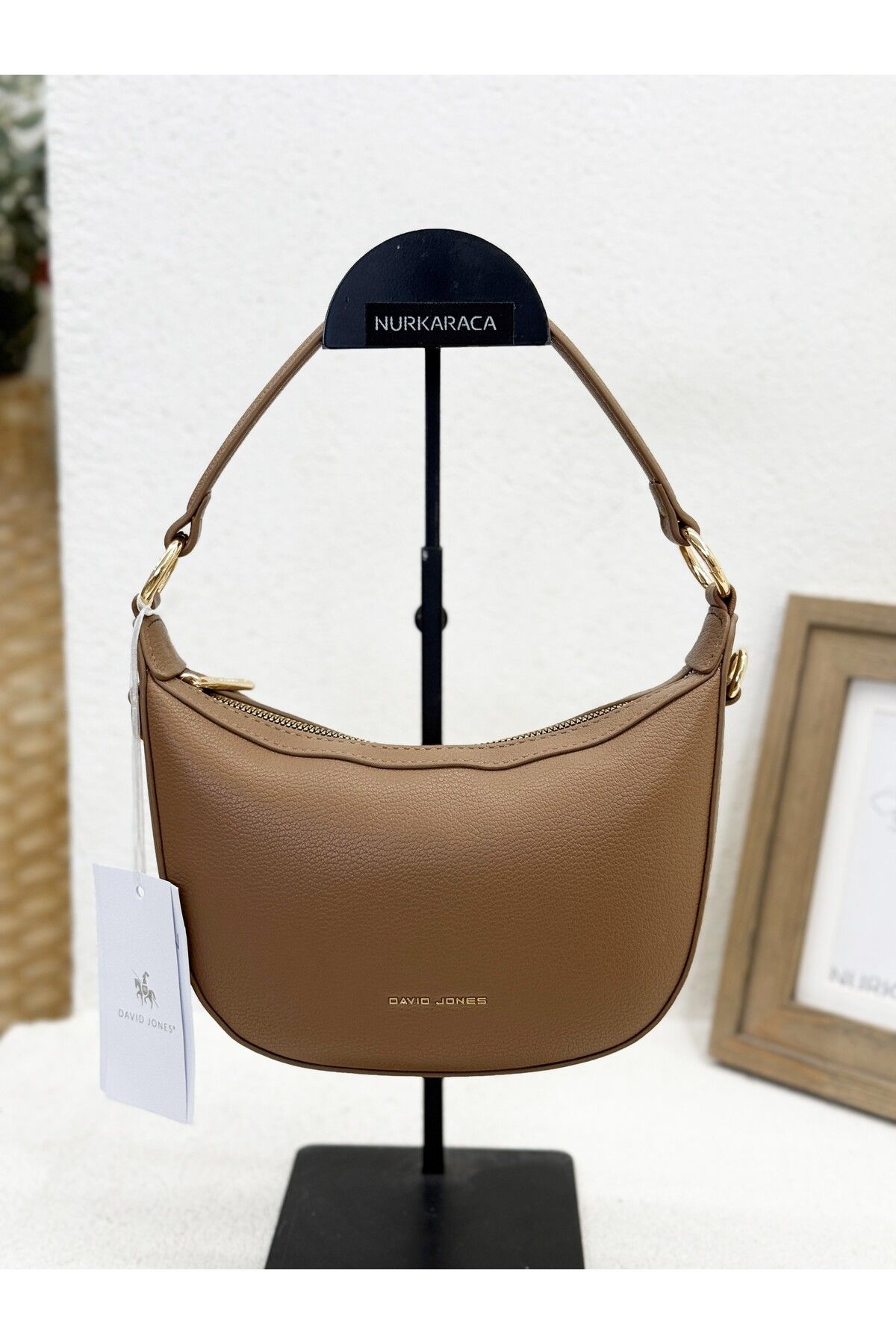David Jones CM7186 BAGET ÇANTA HEM KOL HEM ÇAPRAZ ÇANTA KADIN