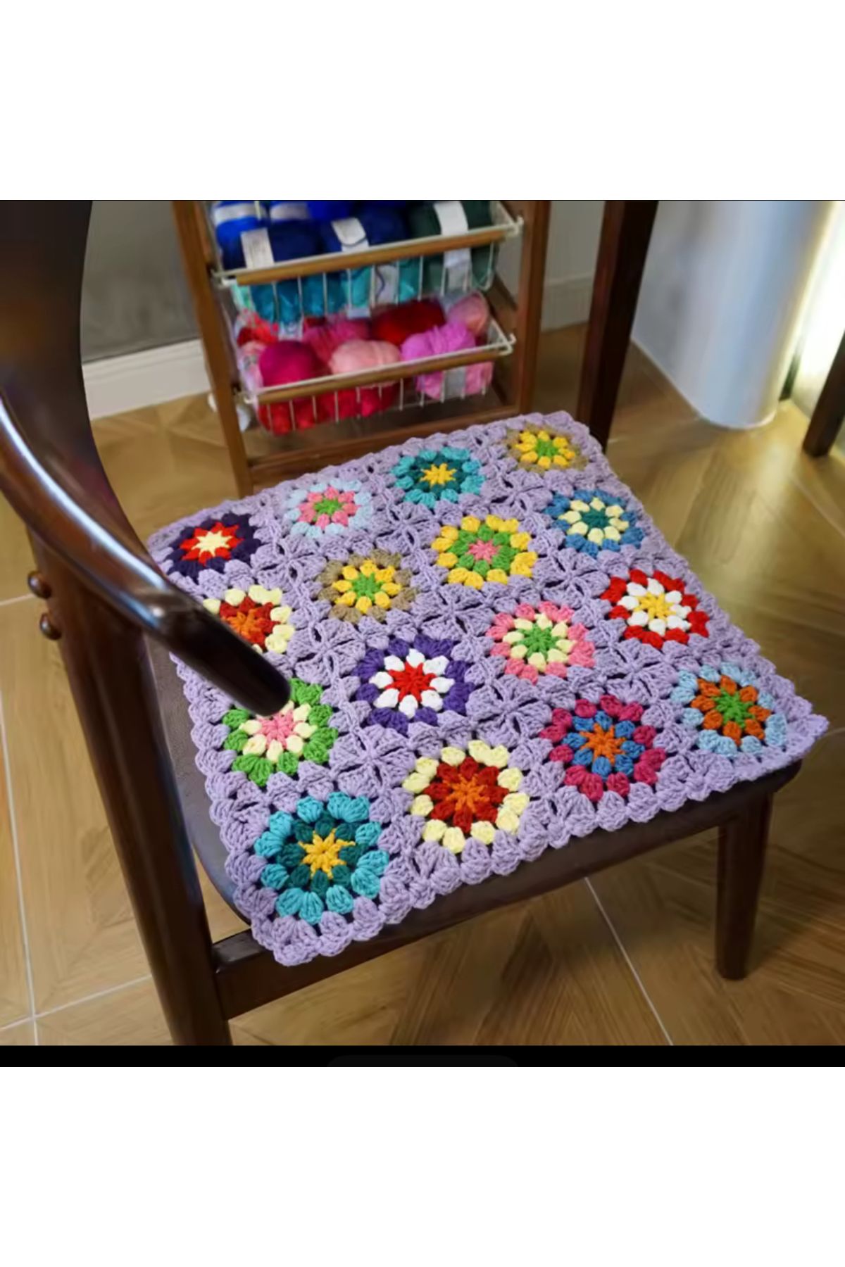ZAHandmade Motif desenli sandalye örtüsü