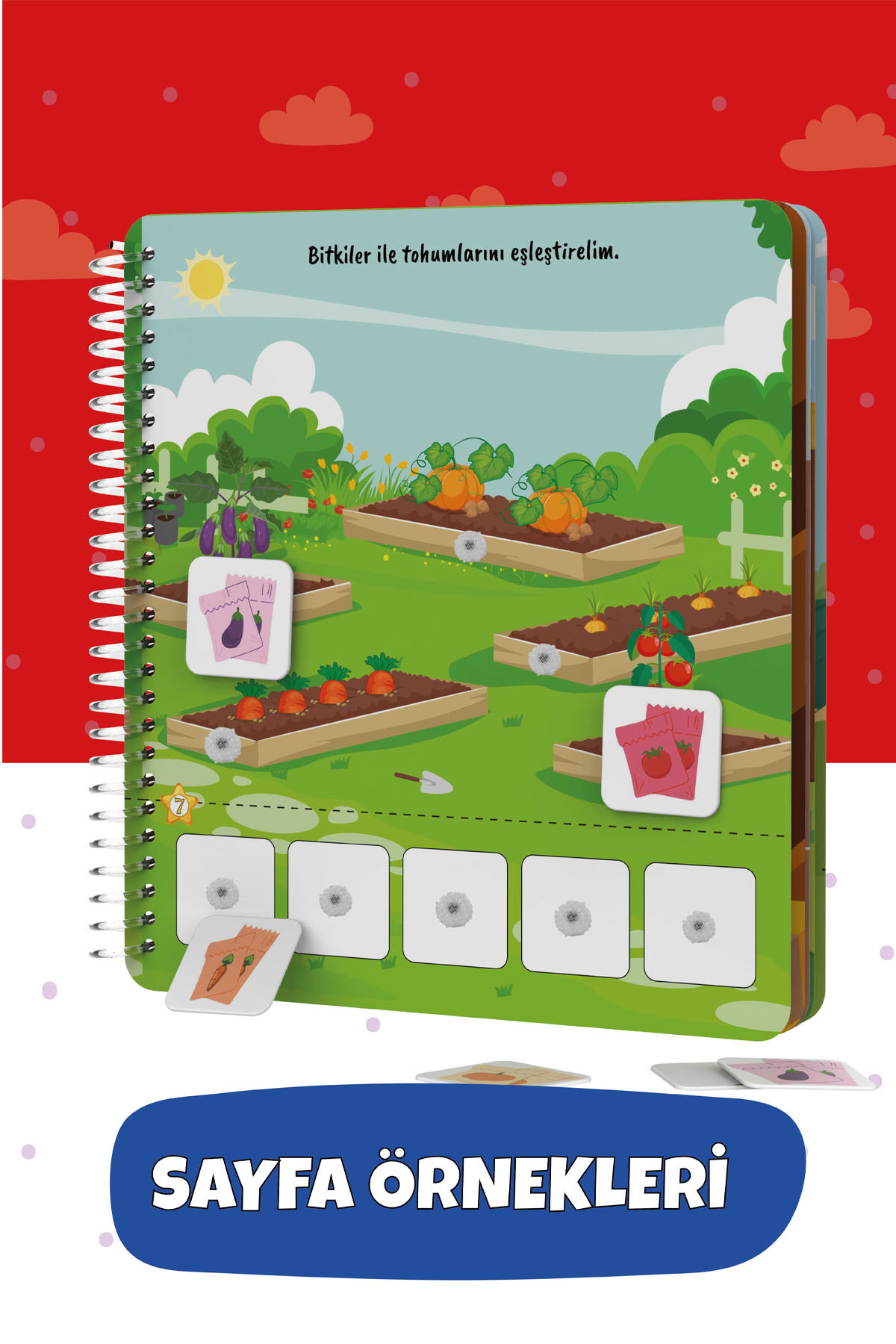 Bunbaza Okul Öncesi Erken Öğrenme Eğitici Set, Cırtlı Kitap ve İlk Zeka Kartlarım Set 2 fotoğrafı 4 (önizleme)