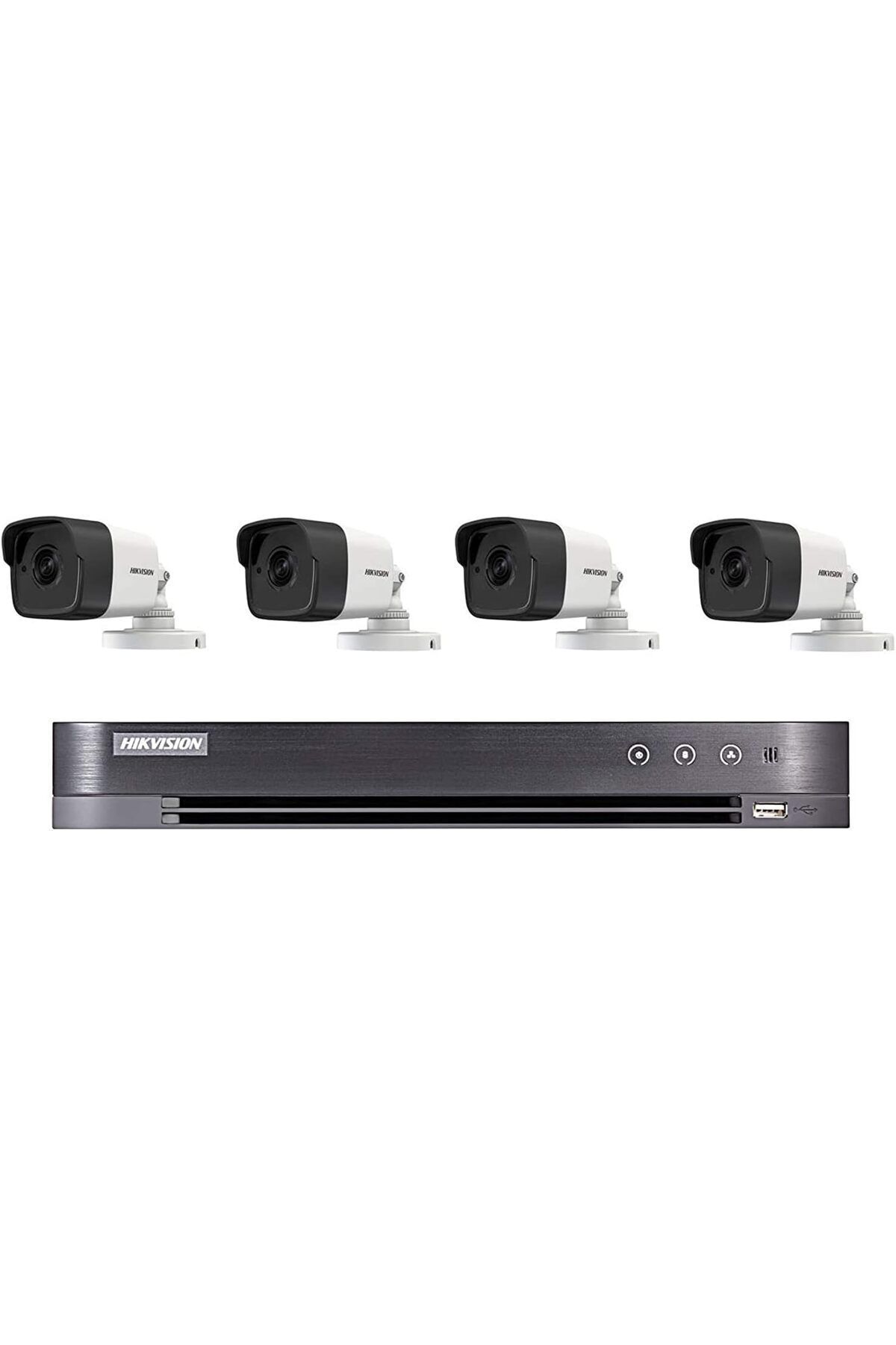 Hikvision-Surveillance Set – 4 Hd Security Cameras With Digital Video Recorder (DVR) – Complete Monitoring Kit 1