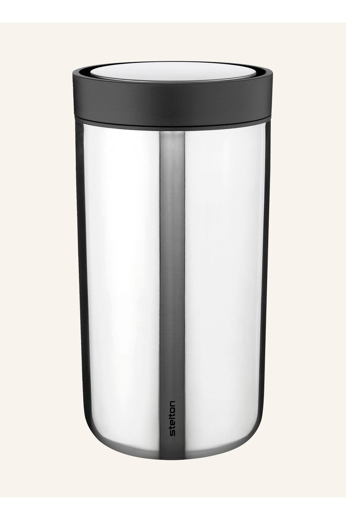 stelton TO GO CLICK Termo Kupa, 200 ml, Çift Duvarlı, Tıklama Fonksiyonlu Kapak, Sıcak ve Soğuk İçecekler