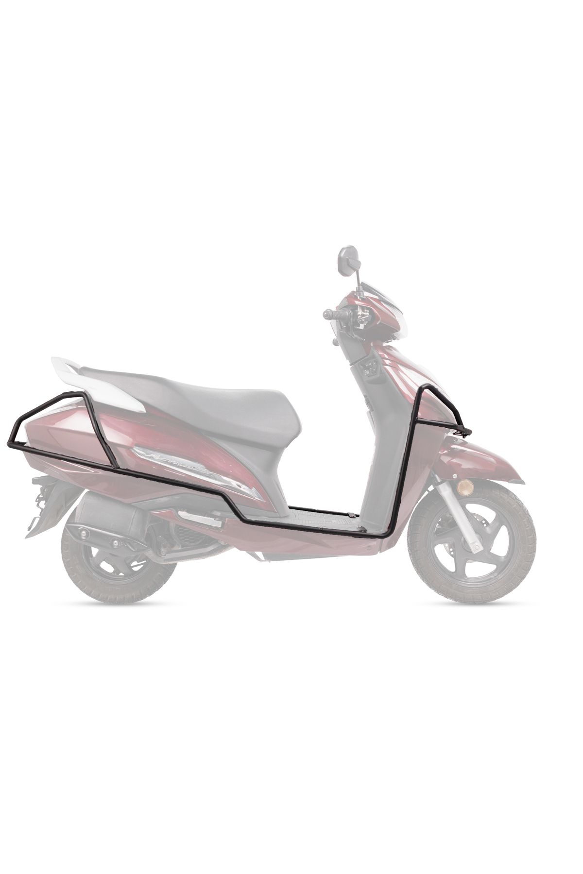 Moto-Knight Honda Activa 125 2023 - 2024 Tam Uyumlu Motor Koruma Demiri Siyah