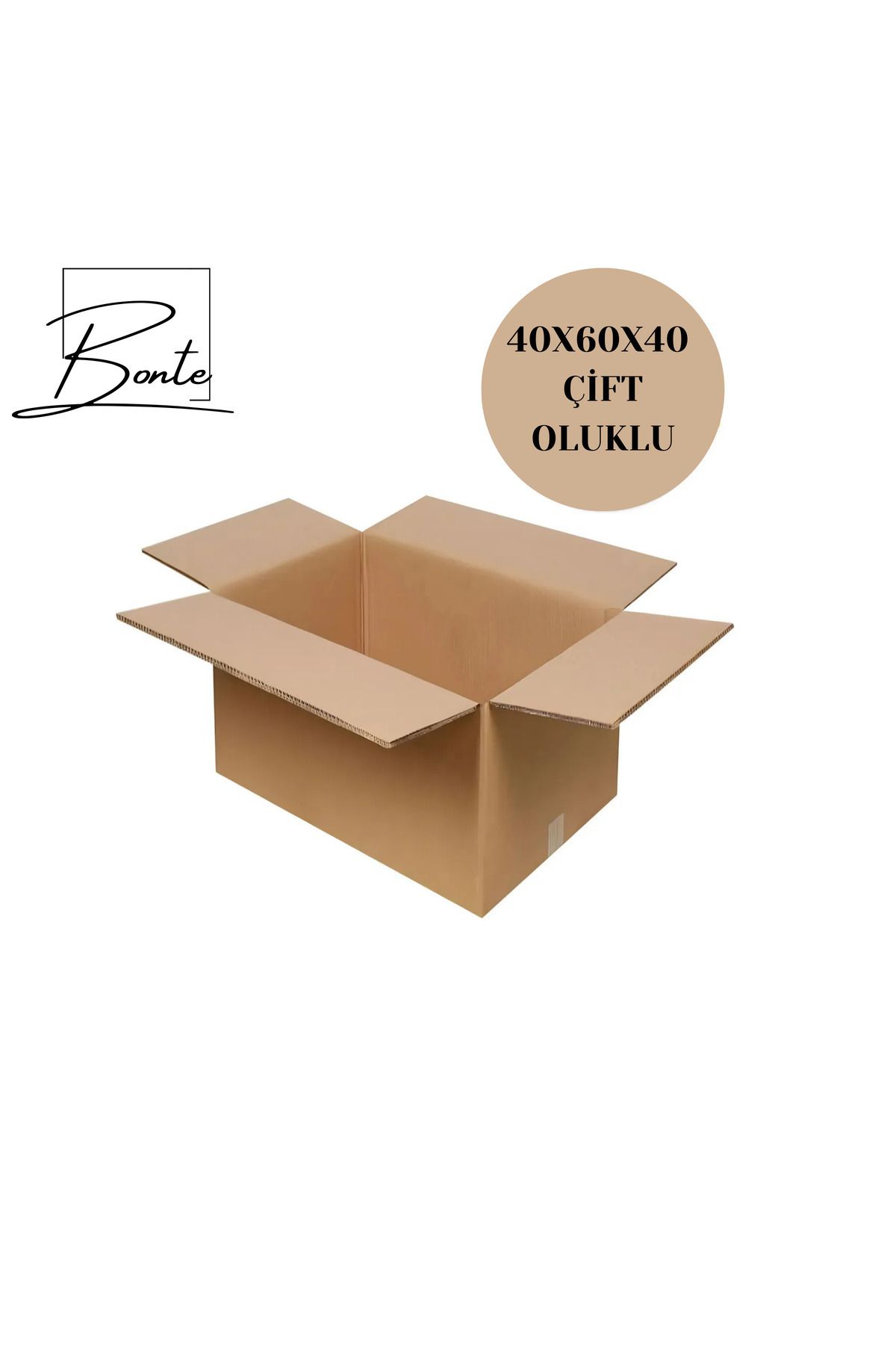 Koli 40x60x40 Çift Oluklu 5 Adet Kalın Karton Koli 50 Kg Kapasiteli Çeyiz Kolisi Taşıma Kolisi