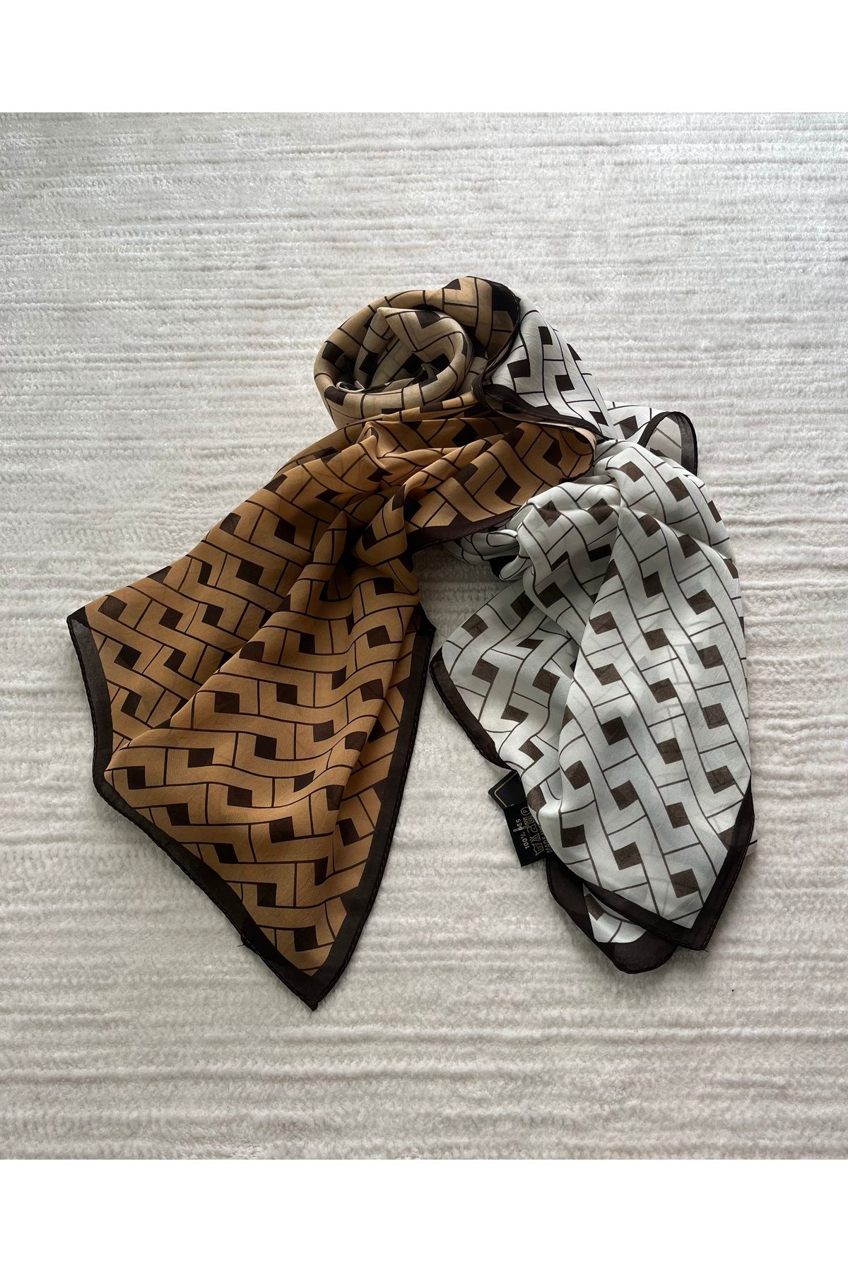 Altan Cotton Yazlık Çift Renkli Şal