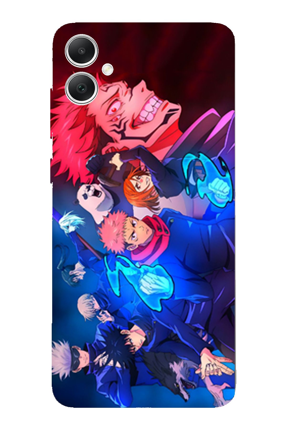 TechTree Samsung Galaxy A05 Uyumlu Jujutsu Kaisen Şeffaf Silikon Kılıf