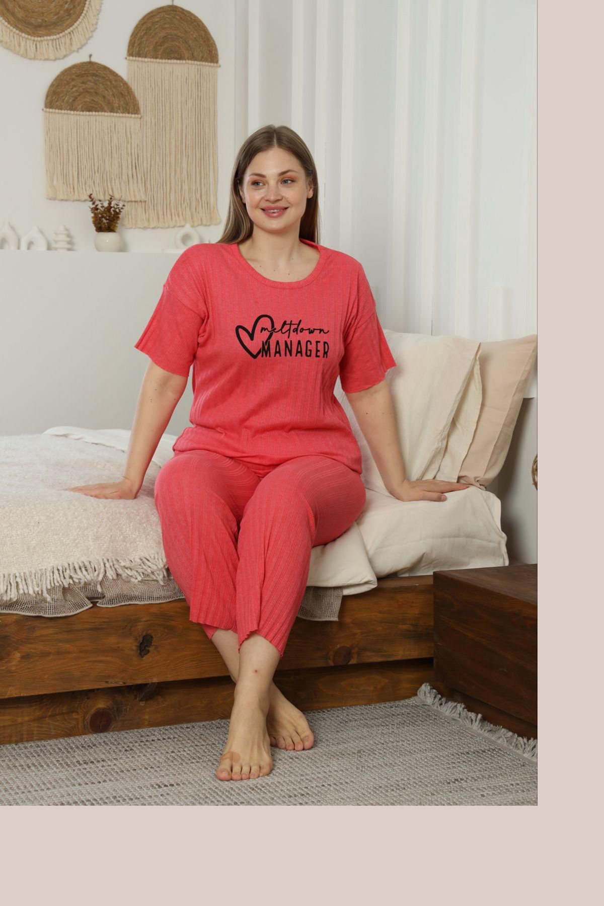 DPARİS Büyük Beden Pijama Takımı