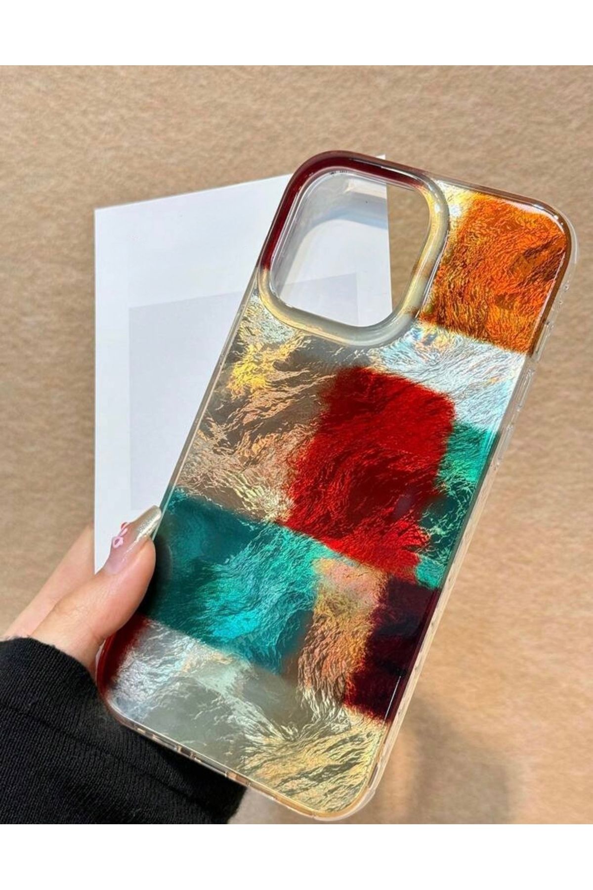 FİŞNEİLETİŞİM İPHONE 16 PRO UYUMLU HOLOGRAMLI KILIF