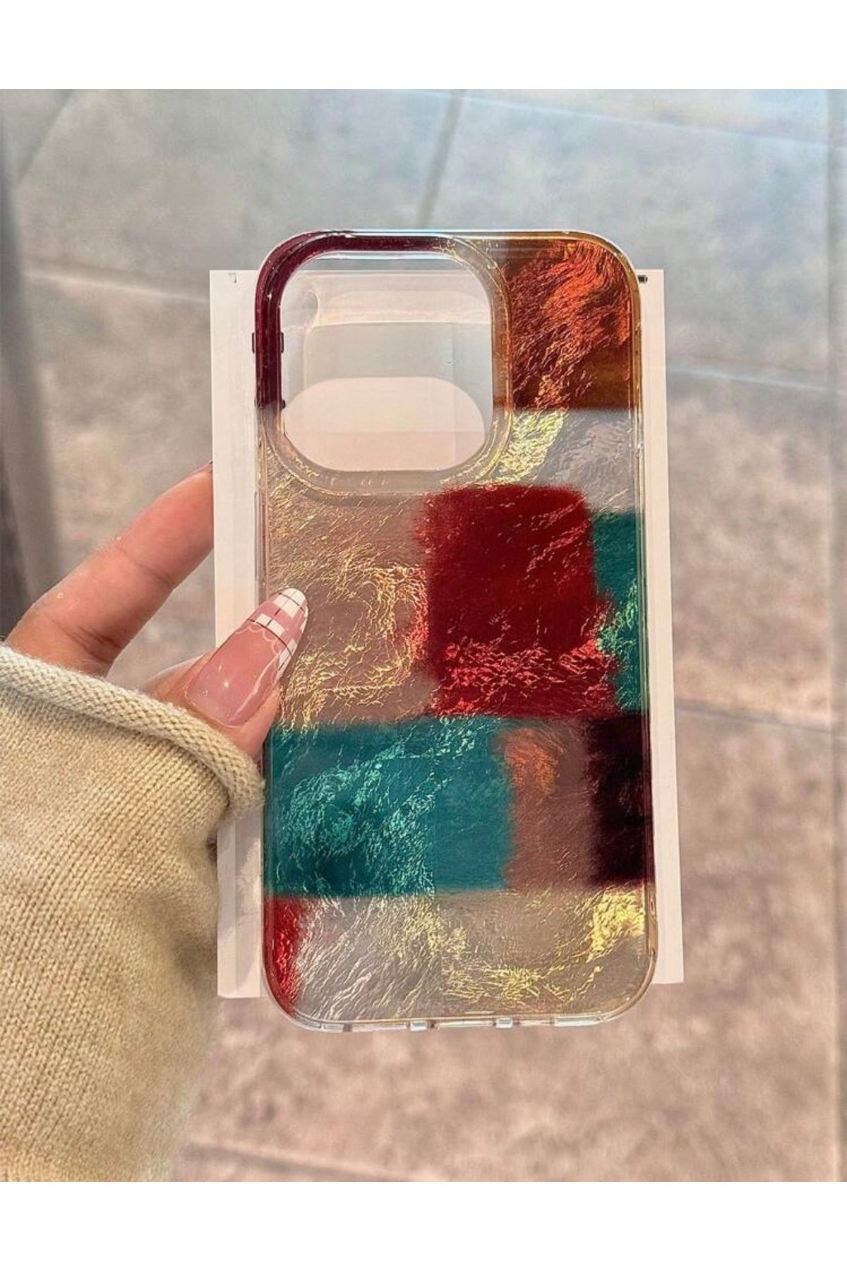 FİŞNEİLETİŞİM İPHONE 15 PROMAX UYUMLU HOLOGRAMLI KILIF