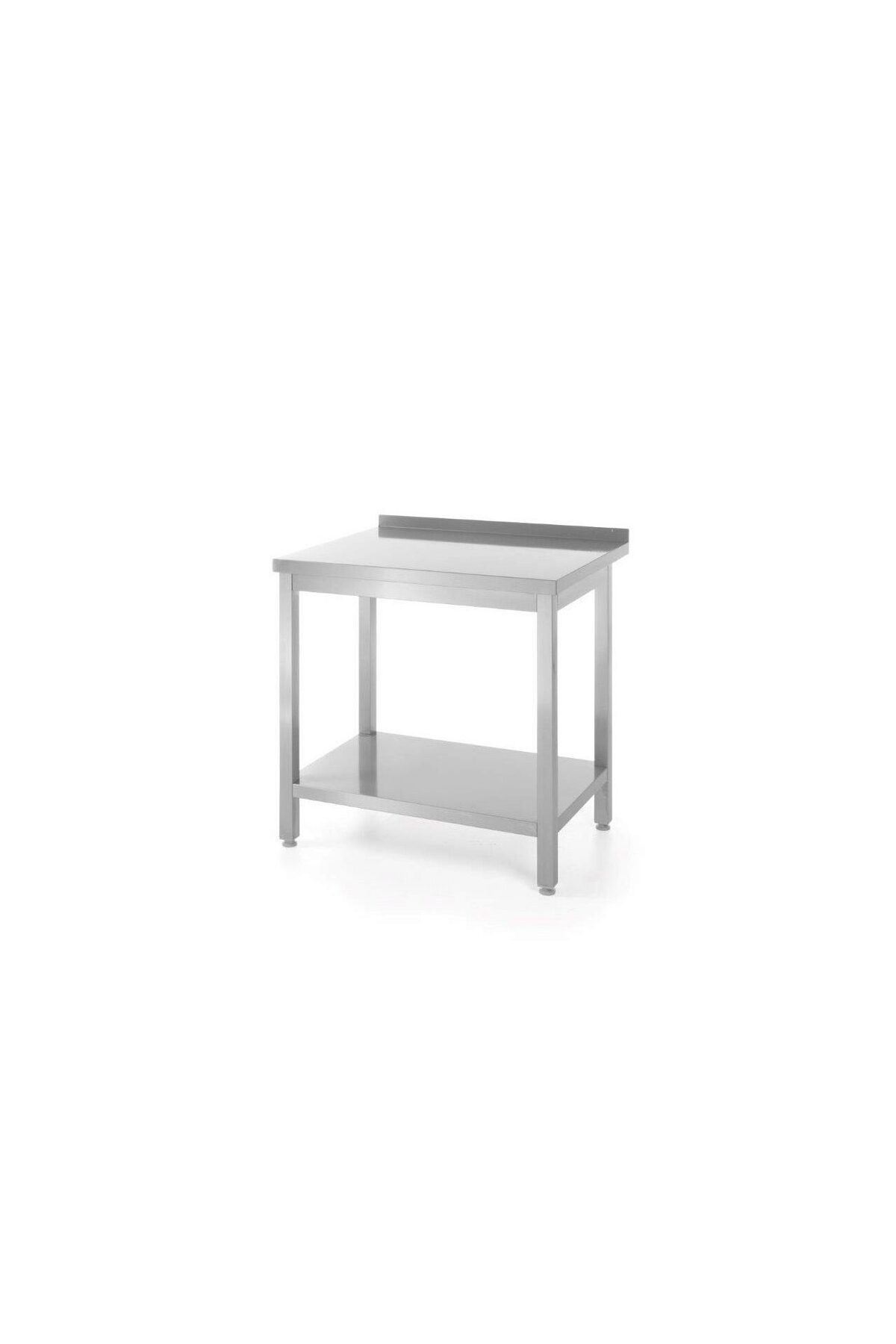 HENDI Masa De Lucru Profesionala Hendi Din Inox Aisi 430, Pentru Perete, Cu Polita, 1400x600x(h)850 Mm - One Size