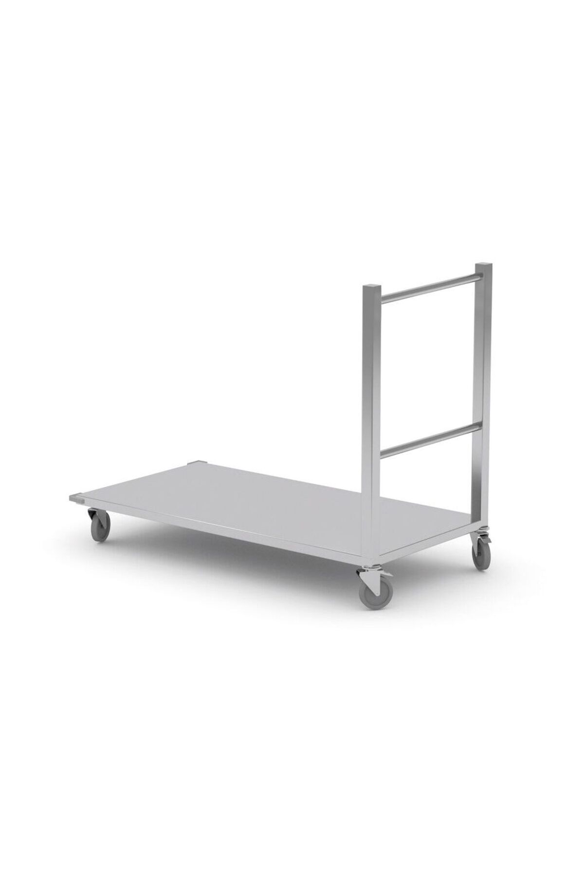 HENDI Carucior Cu Platforma, Hendi, Argintiu, 900x600x(h)850mm - One Size
