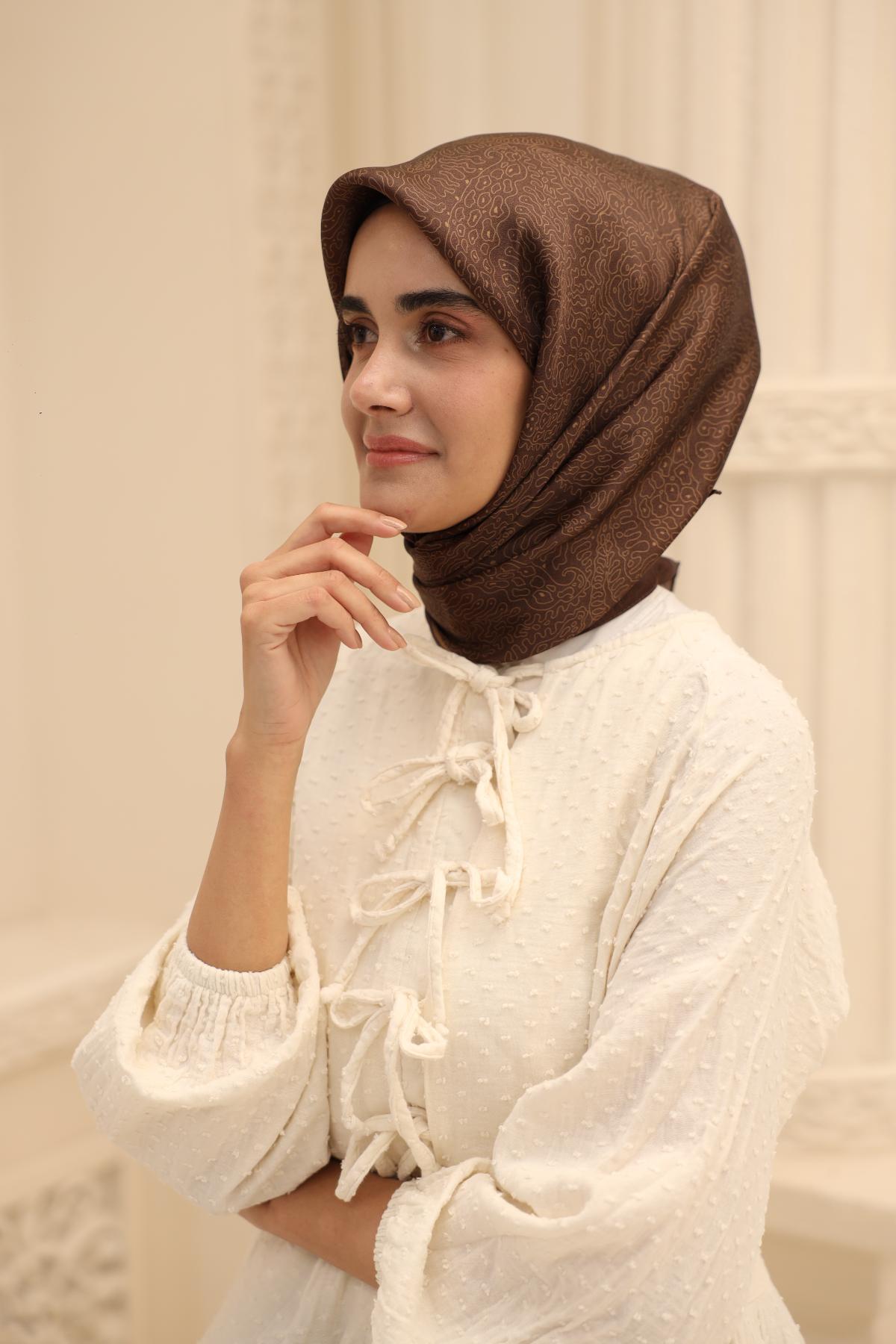 Silk Home-Shiny Scarf 75009-17 3
