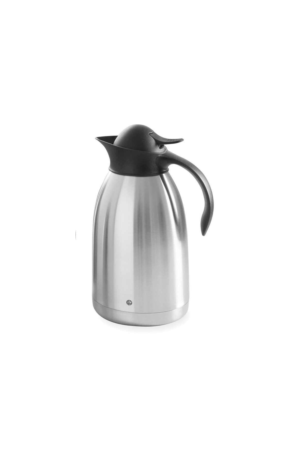 HENDI Cana Termos 1.5 Lt, Pereti Dubli Inox, Hendi, Cu Sistem Apasare Negru - One Size