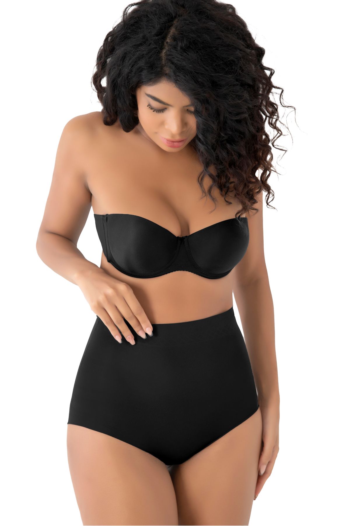 inkasole Lazer Kesim Slip Korse 3005 Siyah