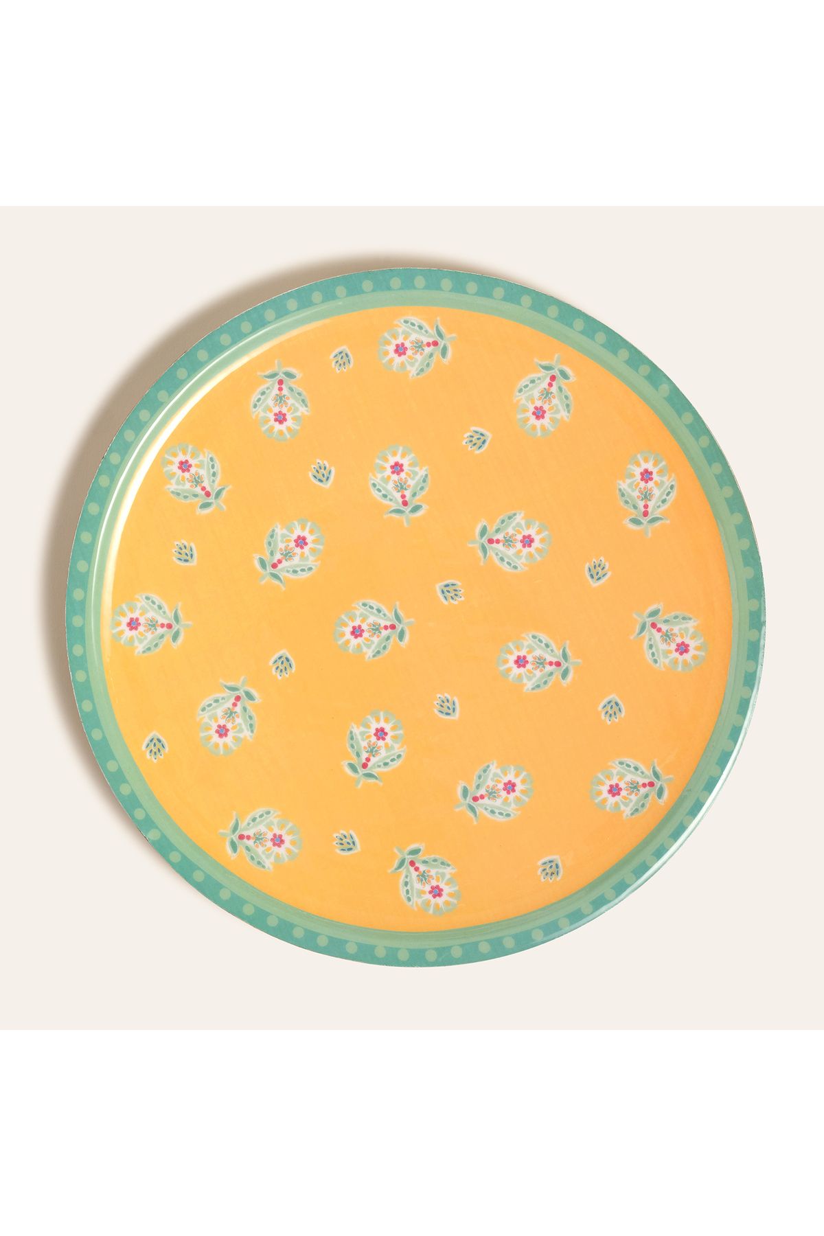 Zsa Zsa Zsu Lakrı Mango Ağacı Sunum Tahtası 36x36x2 Cm Yeşil