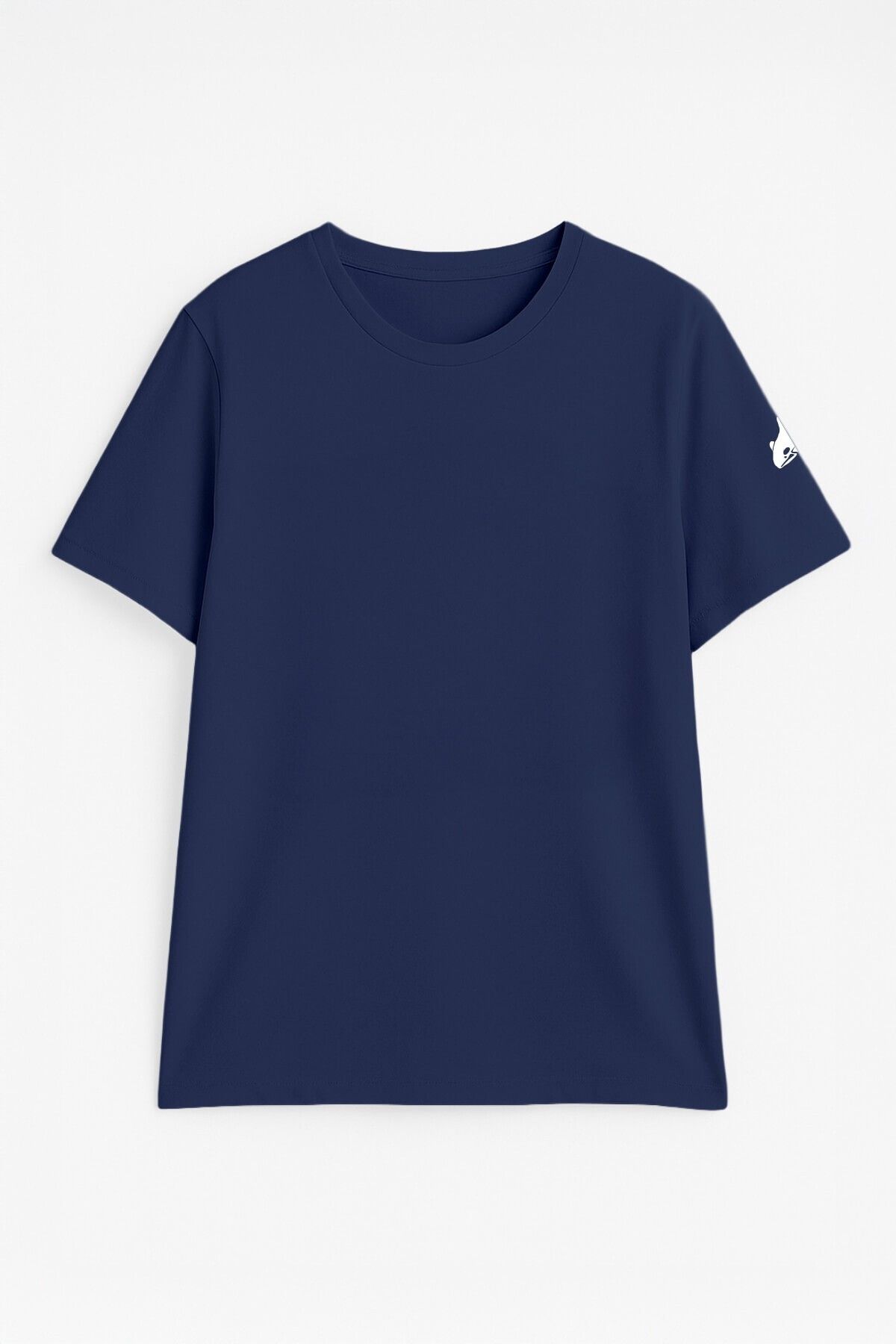 MARKAPIA Erkek Bisiklet Yaka Basic Düz Kısa Kollu Gri T-shirt