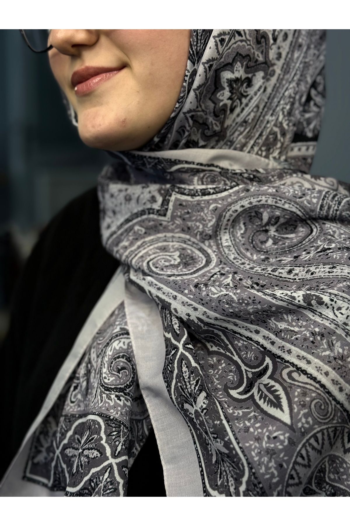 Twentytwo scarf-Daily Shawl | Patterned Shawl | Self Patterned Shawl | Cotton Shawl | Self Patterned Cotton Shawl | Shawl 2