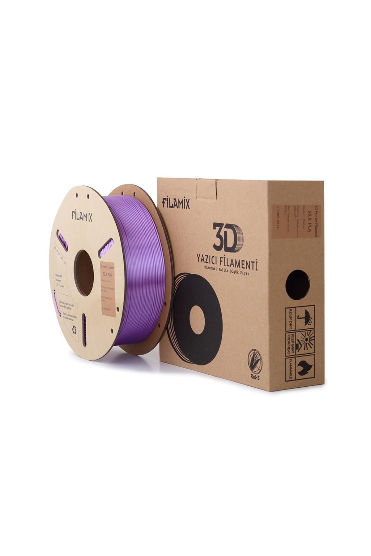 FİLAMİX Urhanshop Filamix Mor Pla 1Kg İpeksi Parlaklık