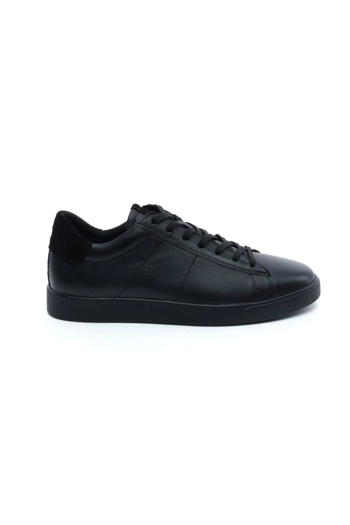 Greyder 64675 Siyah Hakiki Deri Erkek Sneaker Ayakkabı
