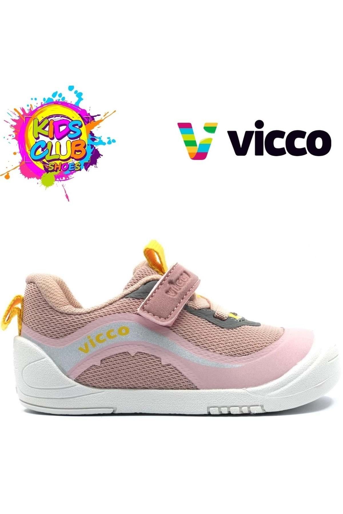 Kids Club Shoes Vicco Burdu Ortopedik Çocuk Spor Ayakkabı PUDRA