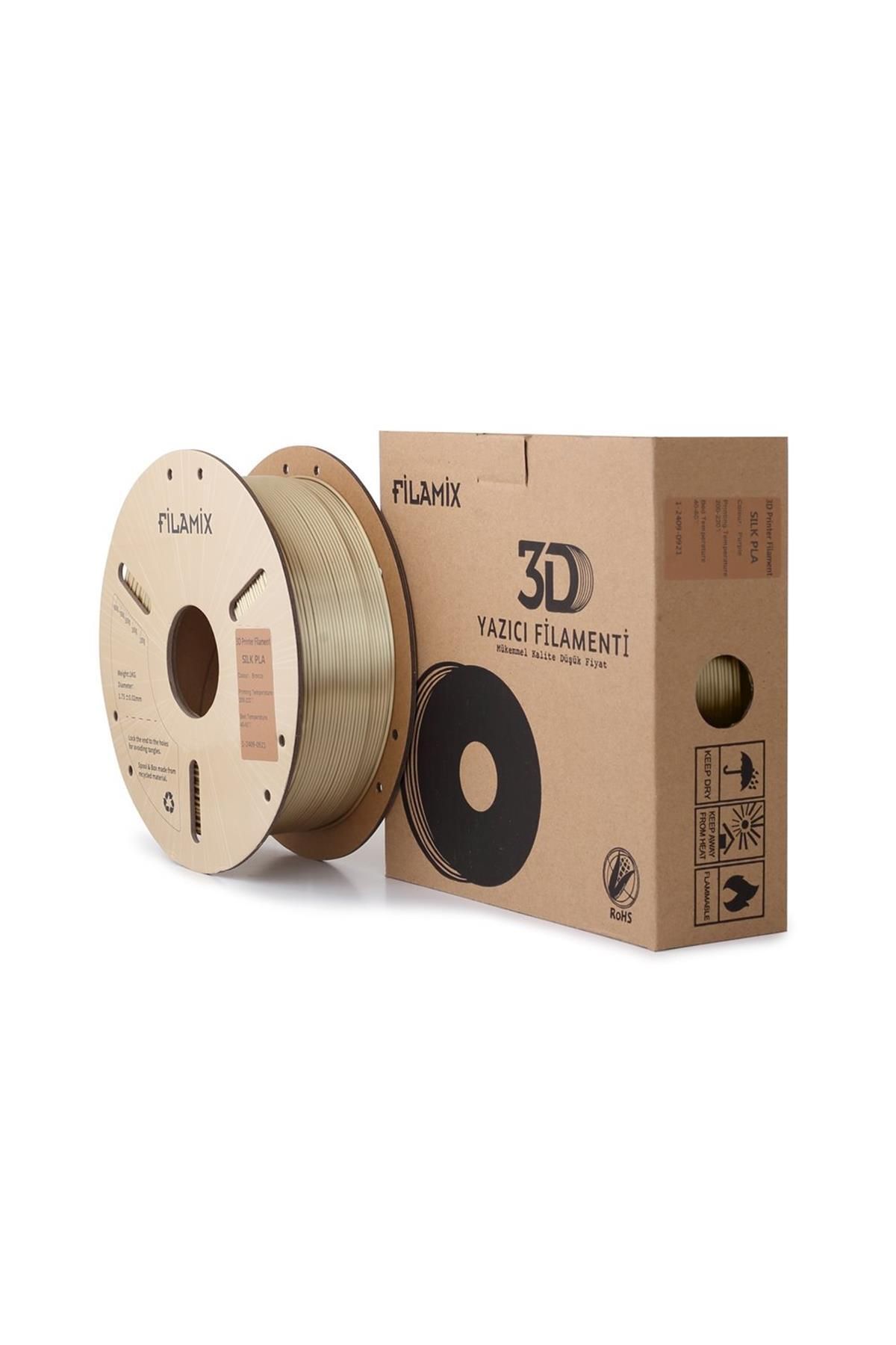 FİLAMİX Urhanshop Filamix Bronz Pla 1Kg İpeksi Parlaklık