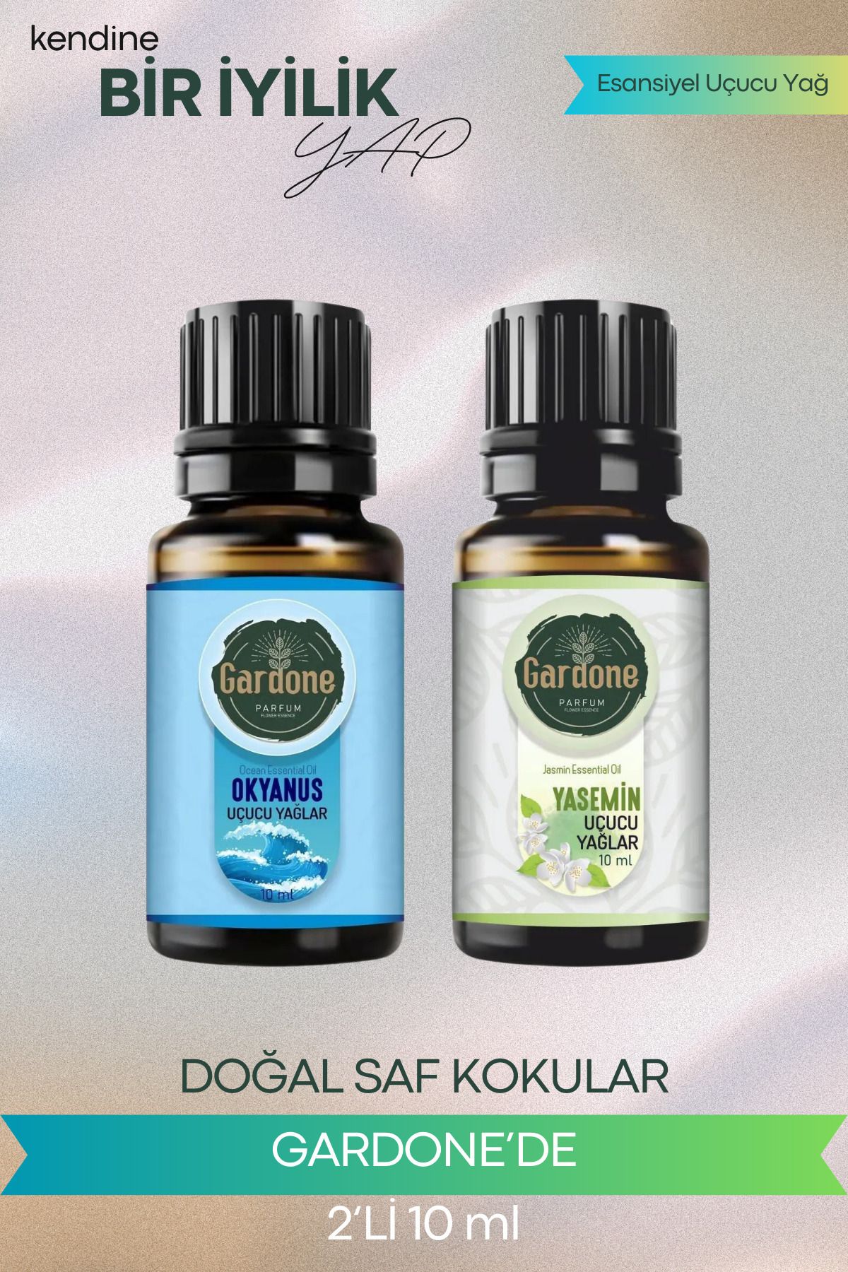Gardone Okyanus Yasemin Uçucu Yağ Buhurdanlık Yağı Doğal Uçucu Yağlar Oda Kokusu Aromaterapi 10ml