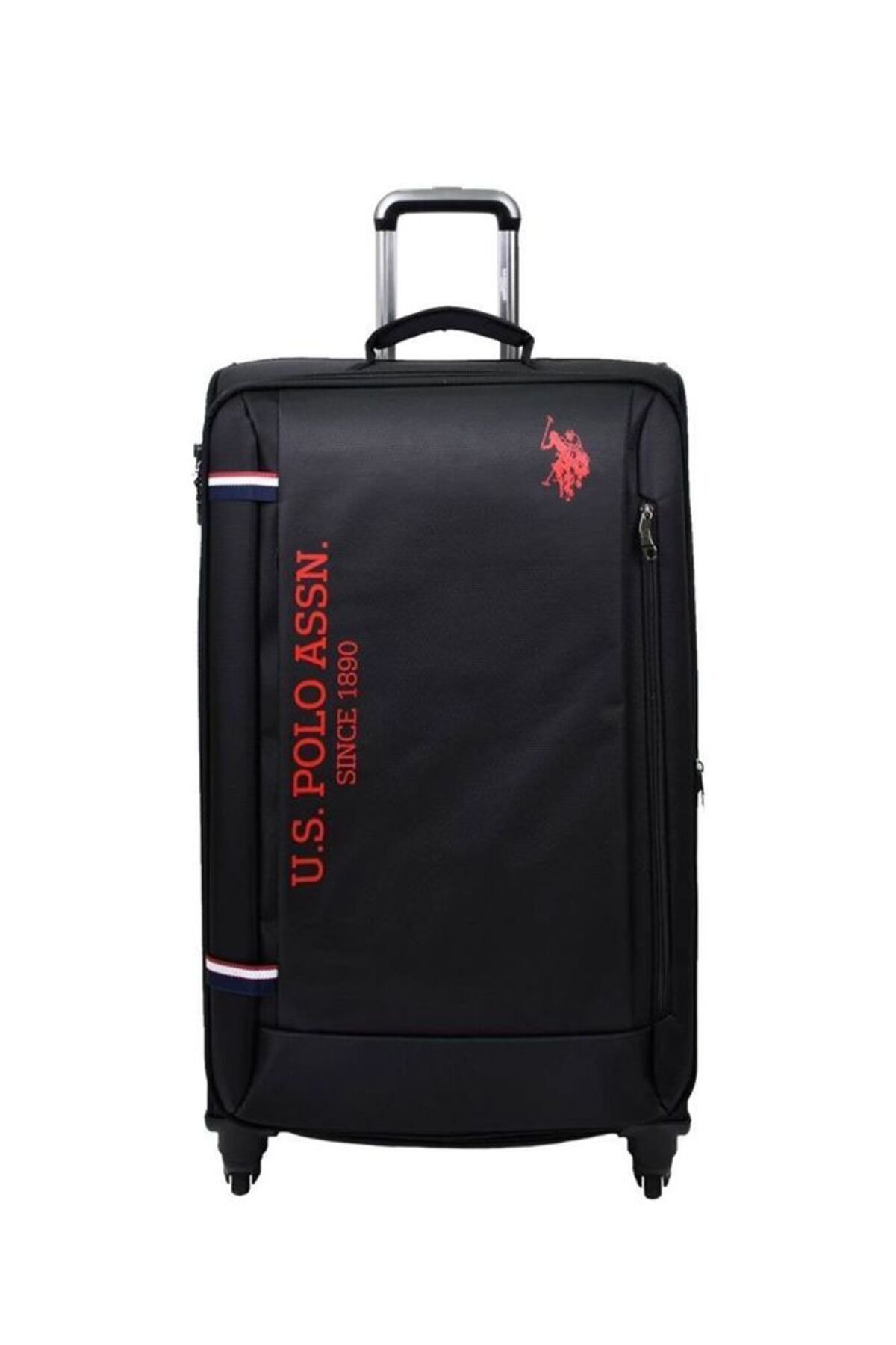 U.S. Polo Assn. Siyah Kumaş Unisex Büyük Boy Valiz