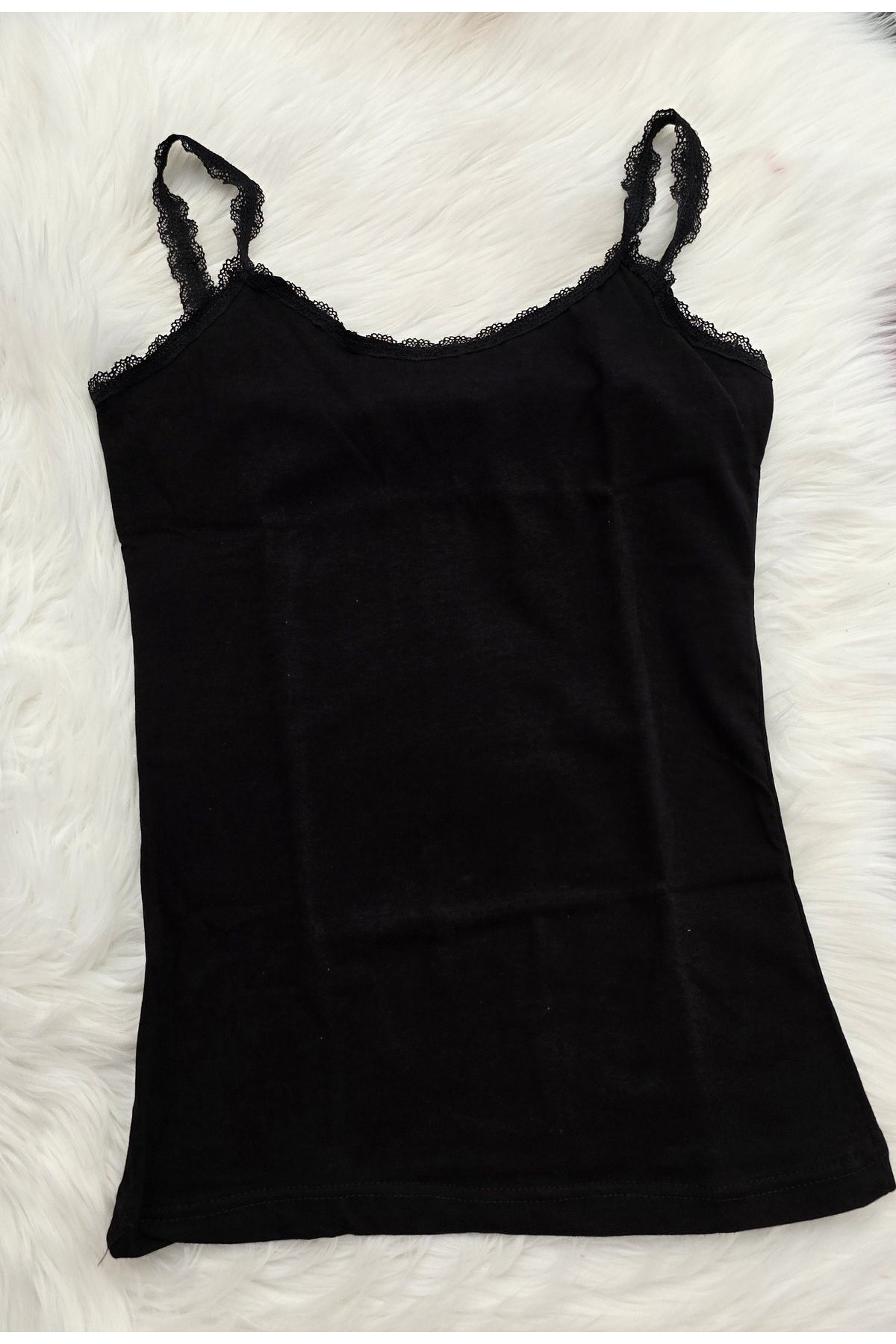 SWELLA Dantelli kadın body atlet