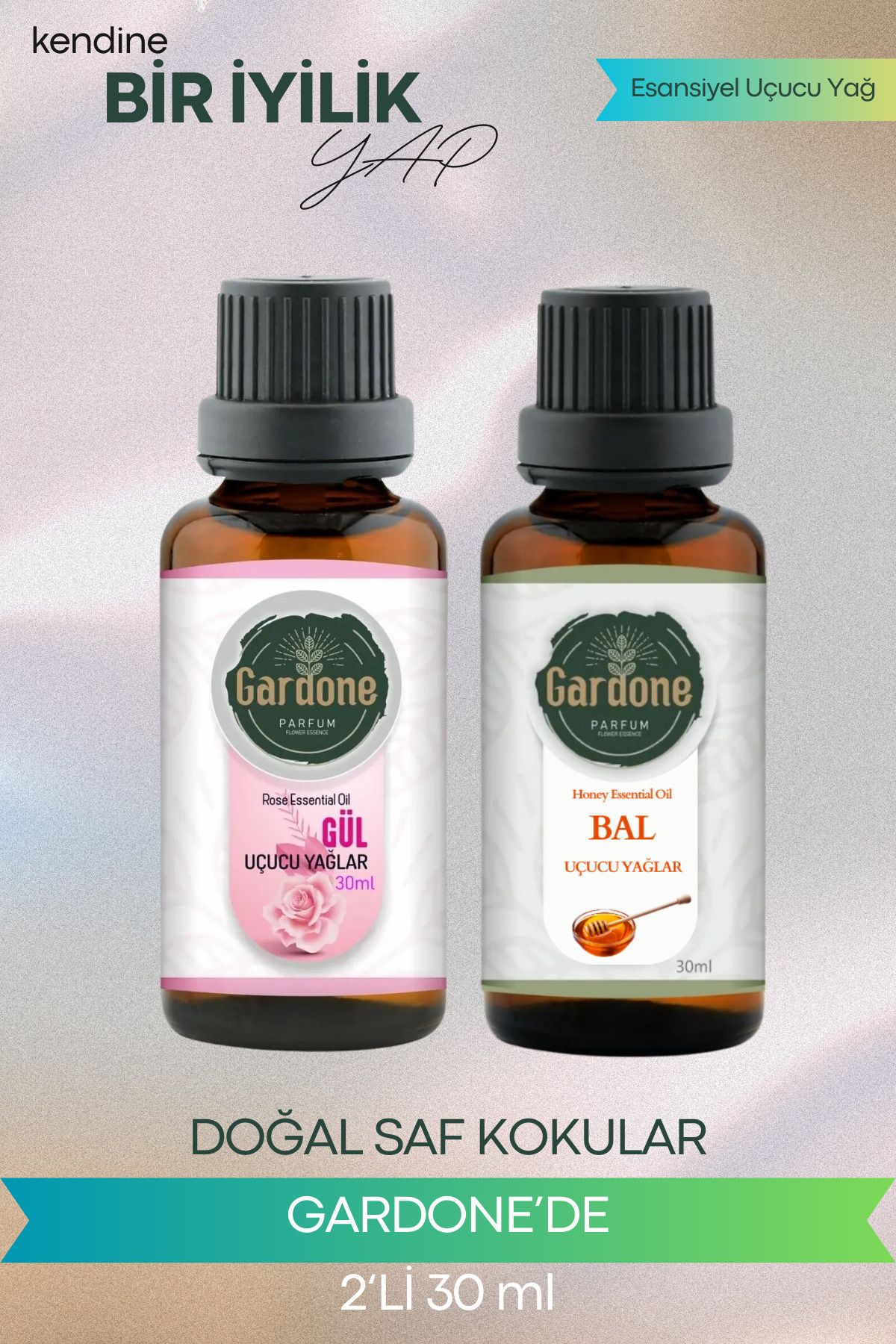 Gardone Gül Bal Uçucu Yağ Buhurdanlık Yağı Doğal Uçucu Yağlar Oda Kokusu Aromaterapi 30ml