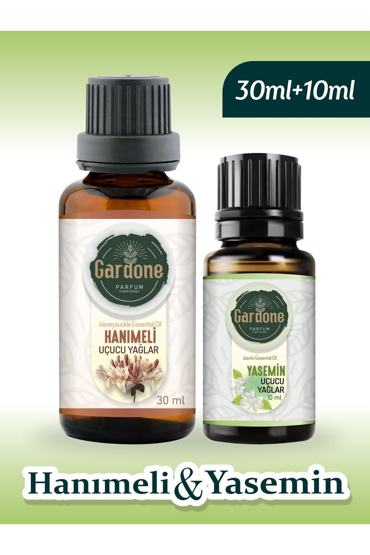 Gardone Hanımeli 30ml*10ml Yasemin Saf Esansiyel Uçucu Yağ Buhurdanlık Yağı Difüzör Esansı Aromaterapi Koku