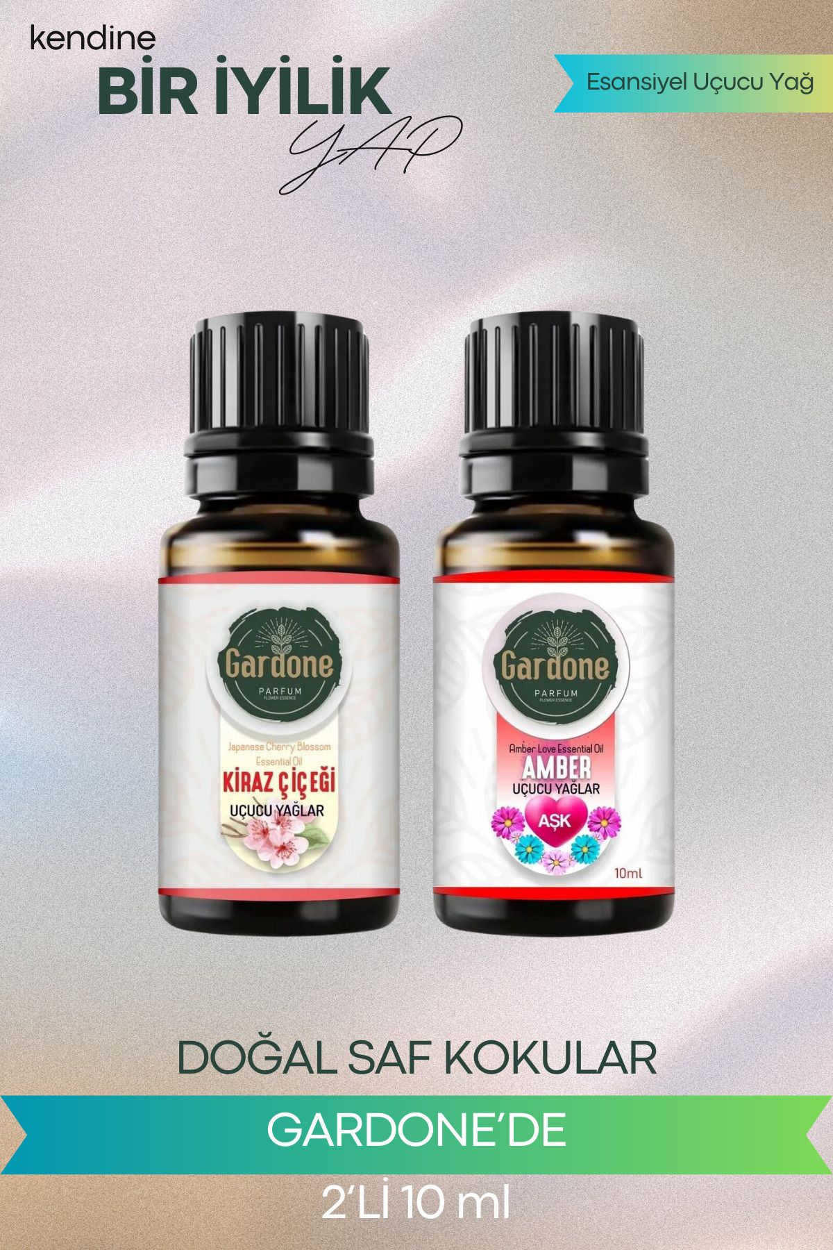 Gardone Kiraz Çiçeği Amber Uçucu Yağ Buhurdanlık Yağı Doğal Uçucu Yağlar Oda Kokusu Aromaterapi 10ml