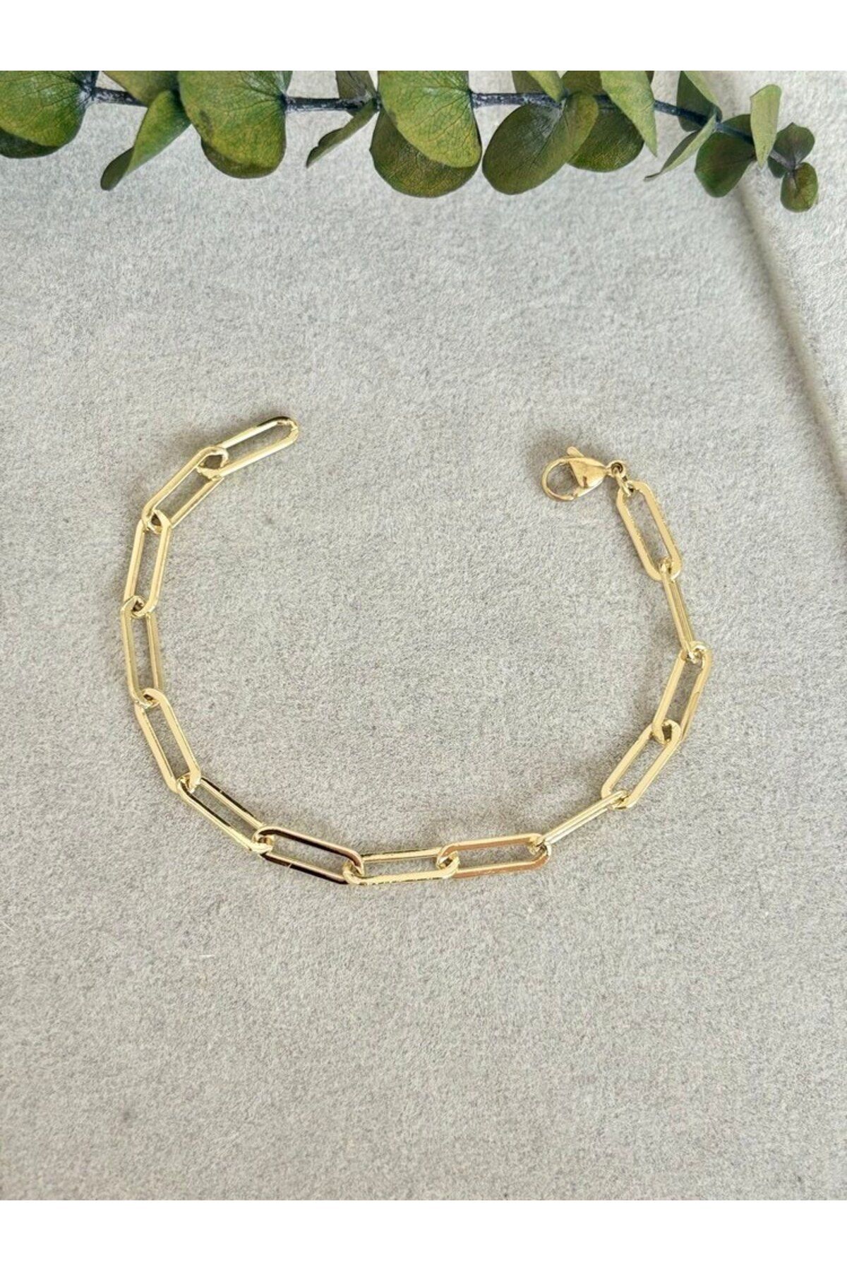 arya luxe 14 k gold ataç bileklik