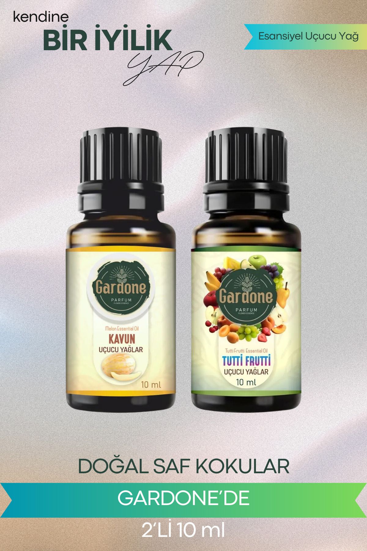 Gardone Kavun Tutti Frutti Uçucu Yağ Buhurdanlık Yağı Doğal Uçucu Yağlar Oda Kokusu Aromaterapi 10ml