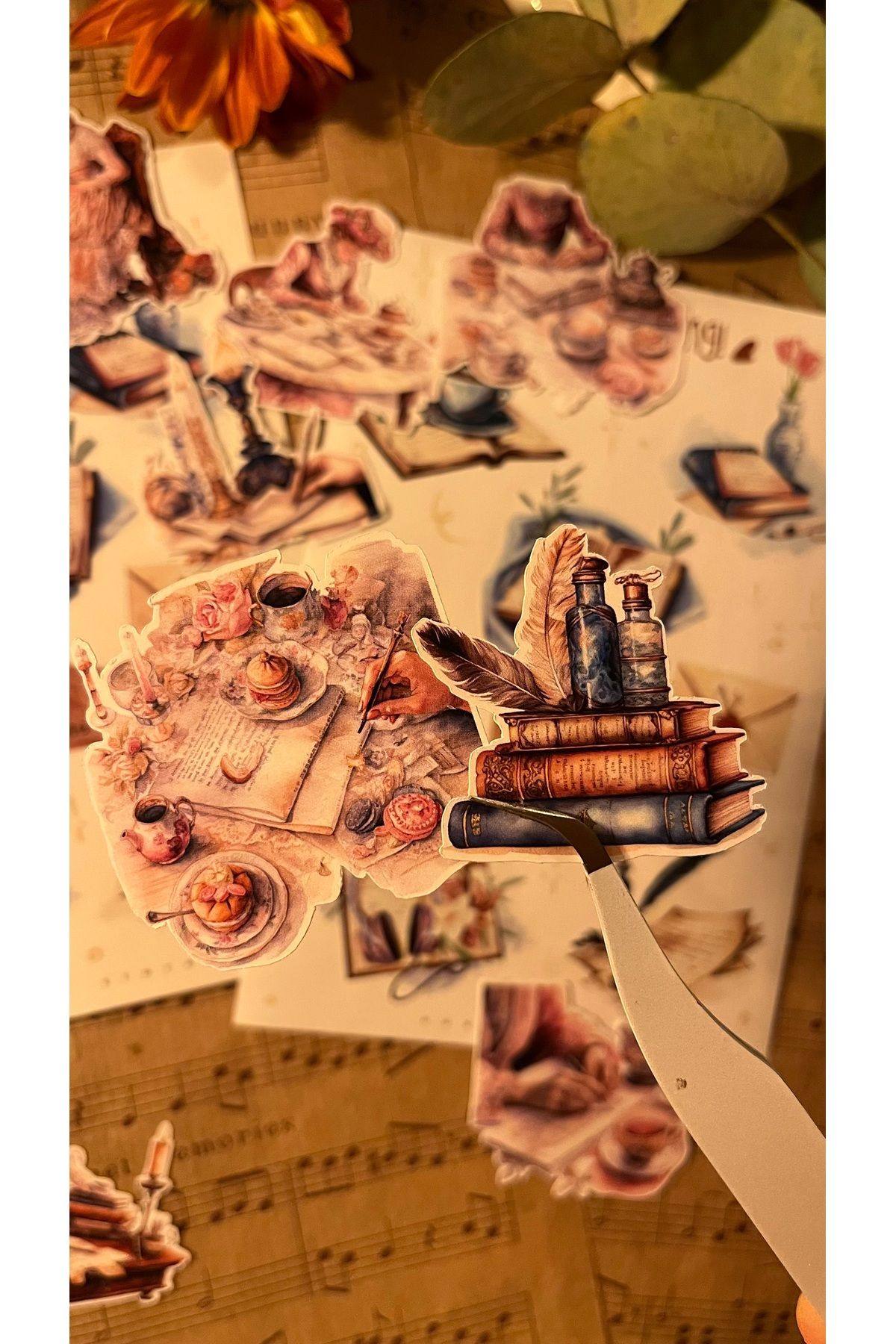 NONA Yazı Temalı Sticker Seti / Bullet Journal / Scrapbooking