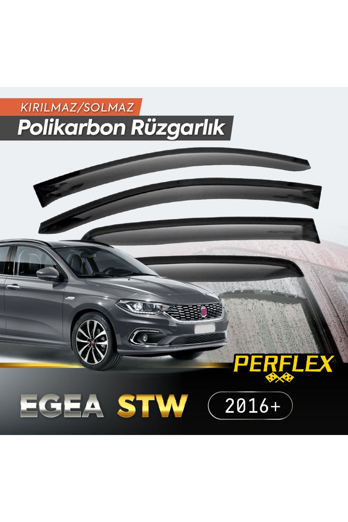 ESZ LİFE Fiat Egea STW 2016+ Cam Rüzgarlığı V2 Düz