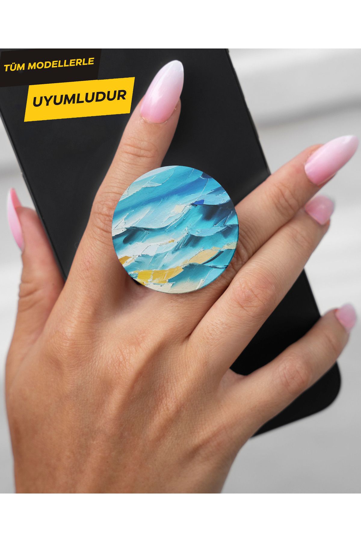 Activist INFINIX Zero 30 Kılıf tutucu baskılı telefon kılıfı tutucu - yağlıboyaokyanus