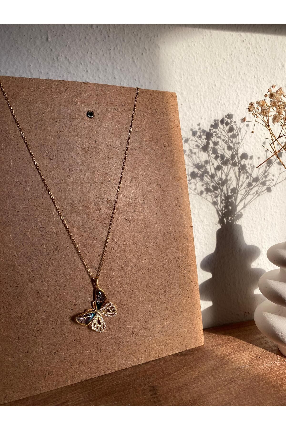 Bellamy Jewelry Büyük Kelebek Kolye