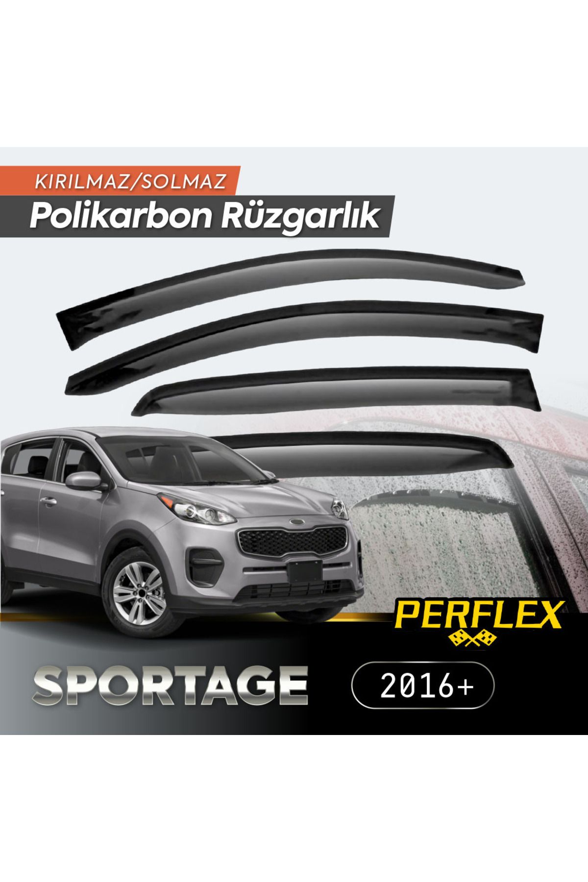 ESZ LİFE KIA Sportage 2016+ Cam Rüzgarlığı V2 Düz