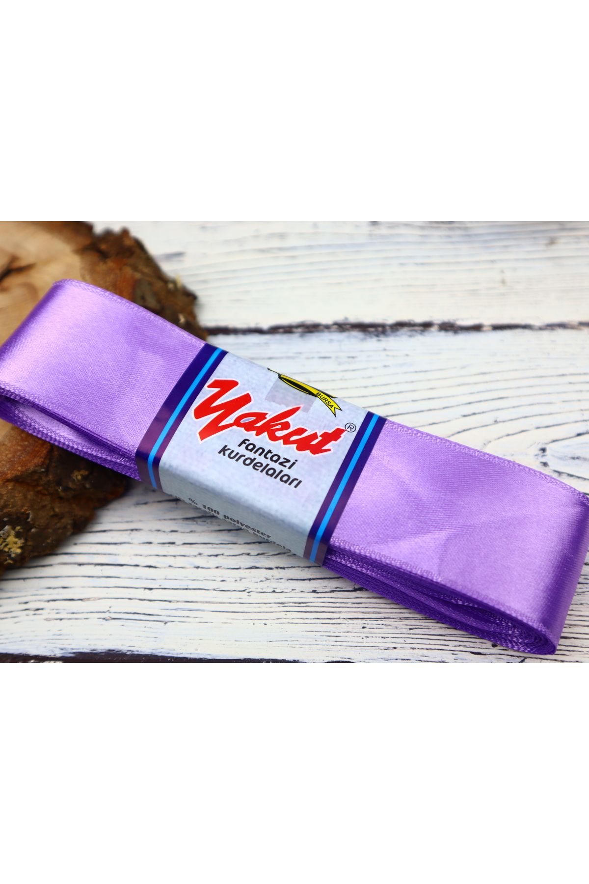 Fiyonks Atölye Saten Kurdele 4 Cm 10 Metre, Bohça Çeyiz Özel Gün Hediye Süsleme Kurdelesi