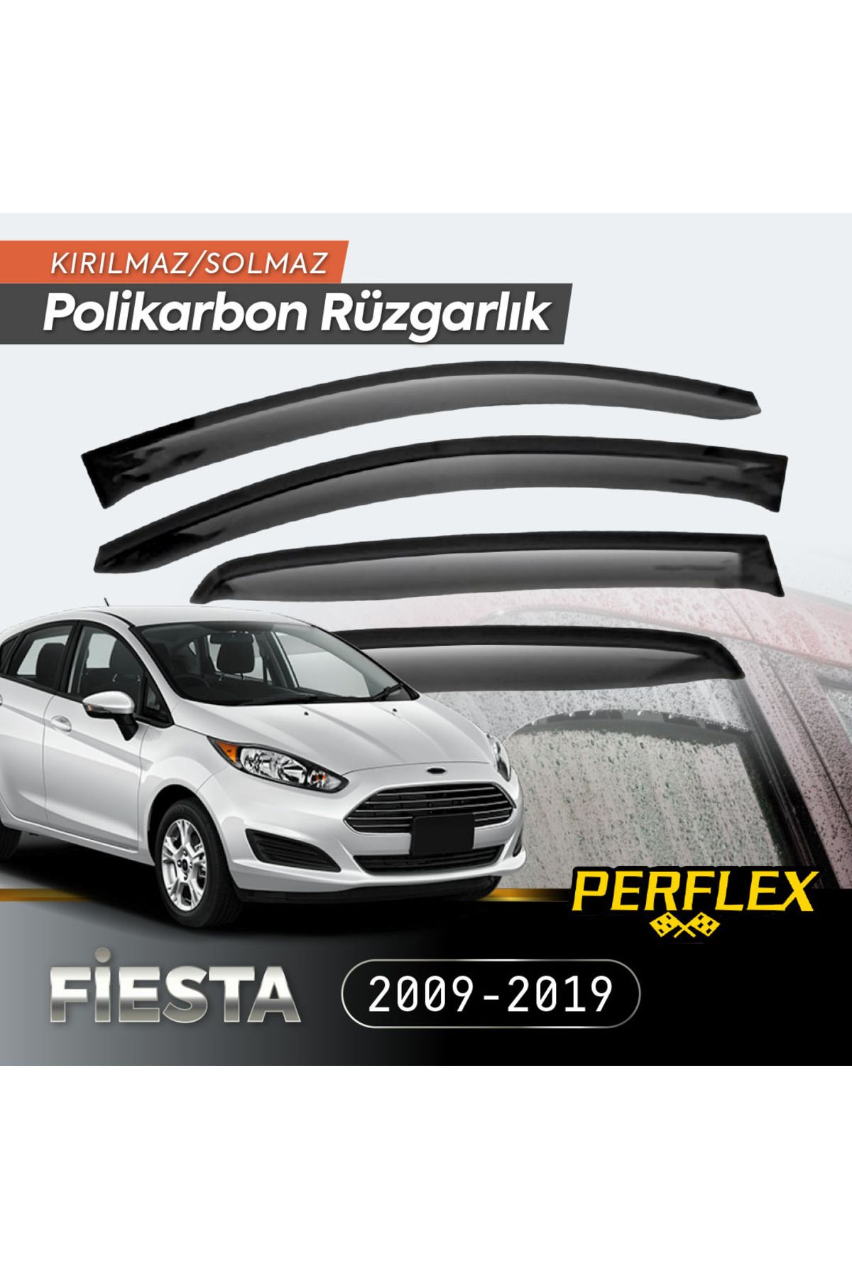 ESZ LİFE Ford Fiesta 2009-2019 Cam Rüzgarlığı V2 Mugen