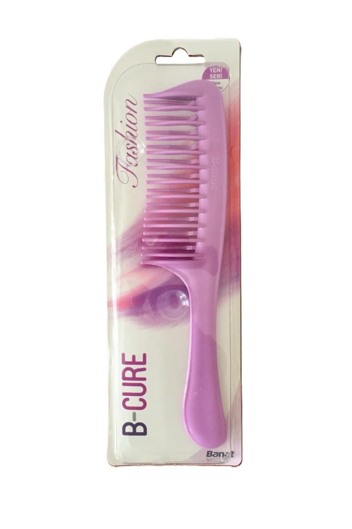 Banat Fashion 115 Saplı Tarak / 21 cm-Mor