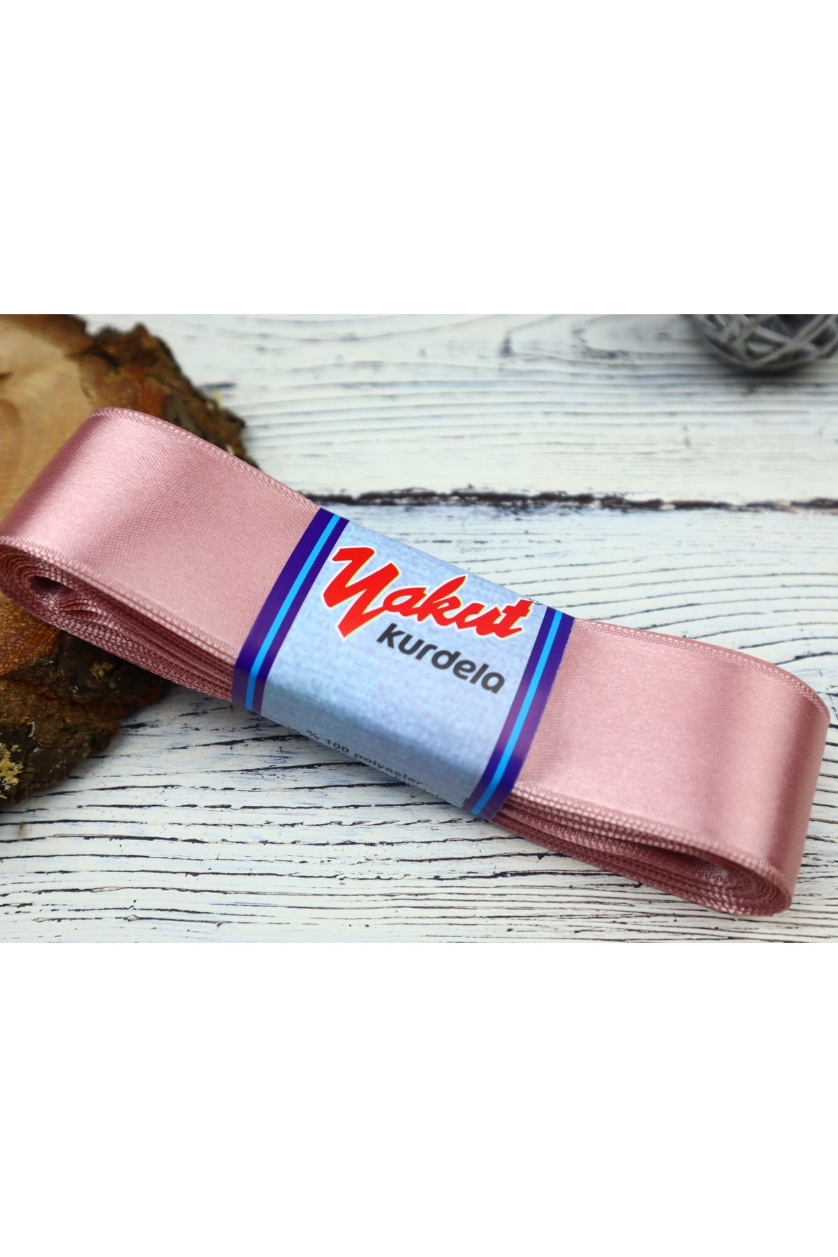 Fiyonks Atölye Saten Kurdele 4 Cm 10 Metre, Bohça Çeyiz Özel Gün Hediye Süsleme Kurdelesi