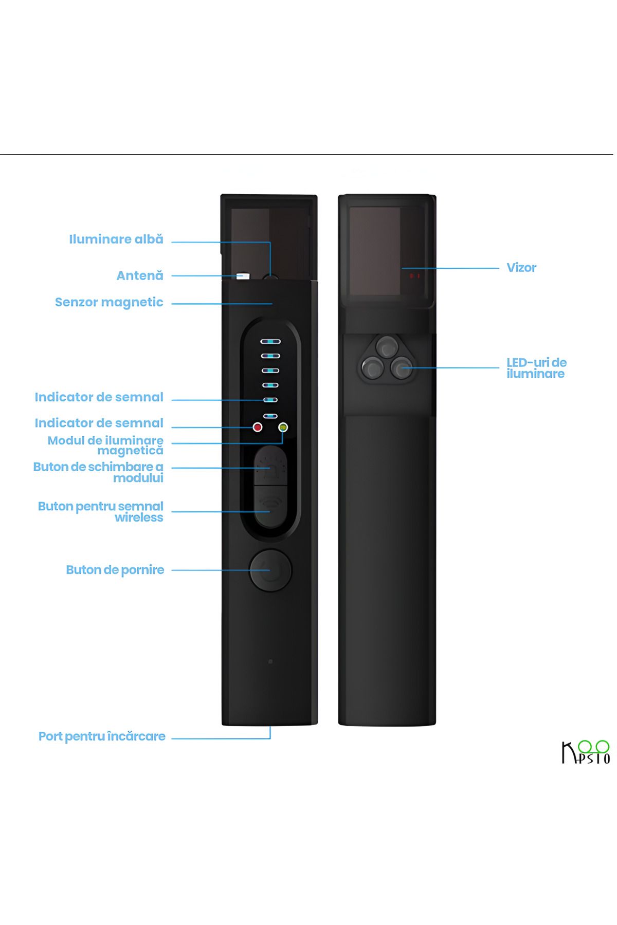 Koopsio-Spy Device Detector, hidden cameras, hidden microphones, GPS locators, voice recorders 7
