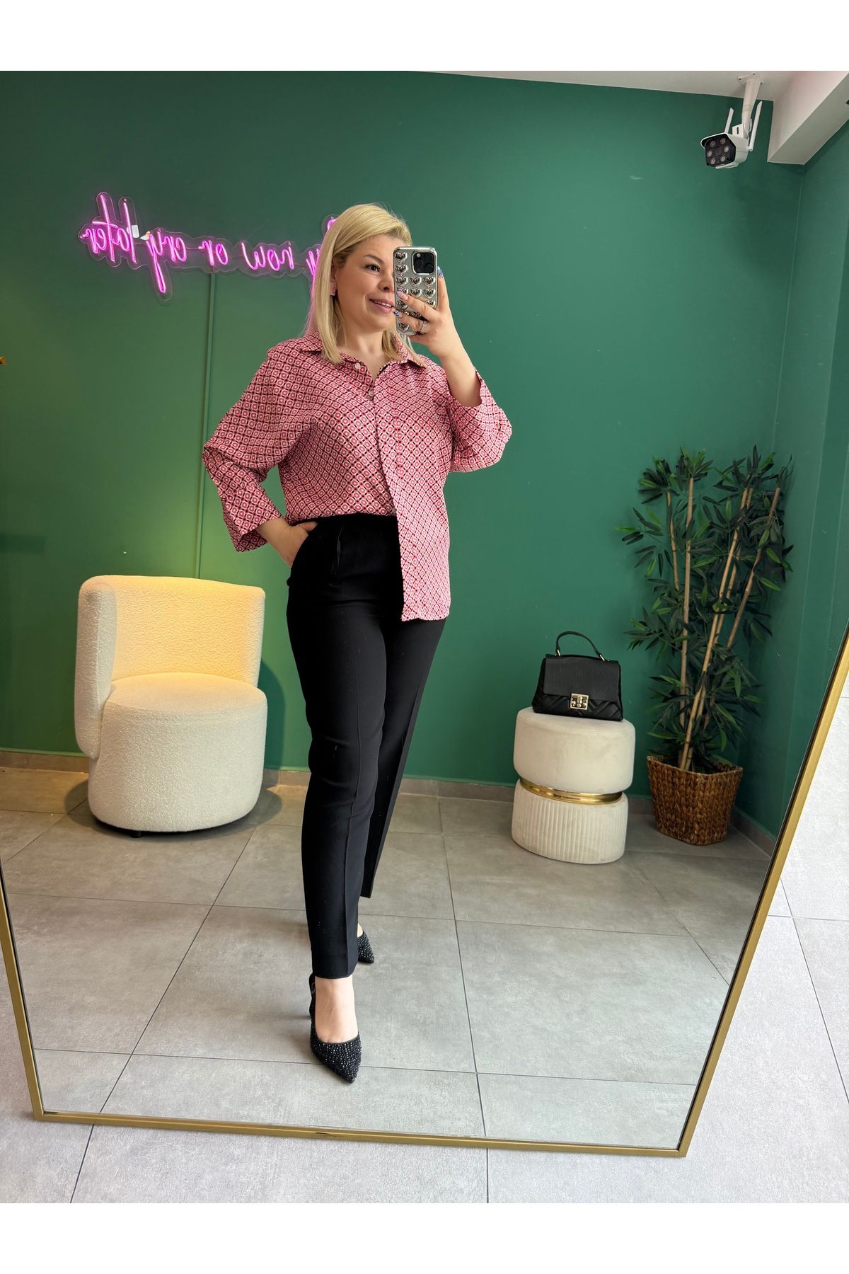tuğba kumlu butik Siyah Atlas Pantolon